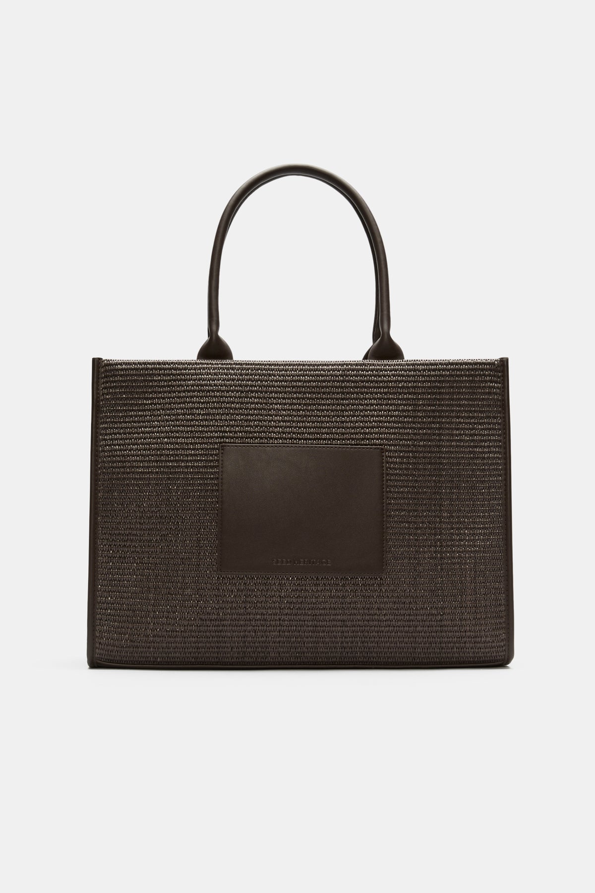Structured Woven Tote