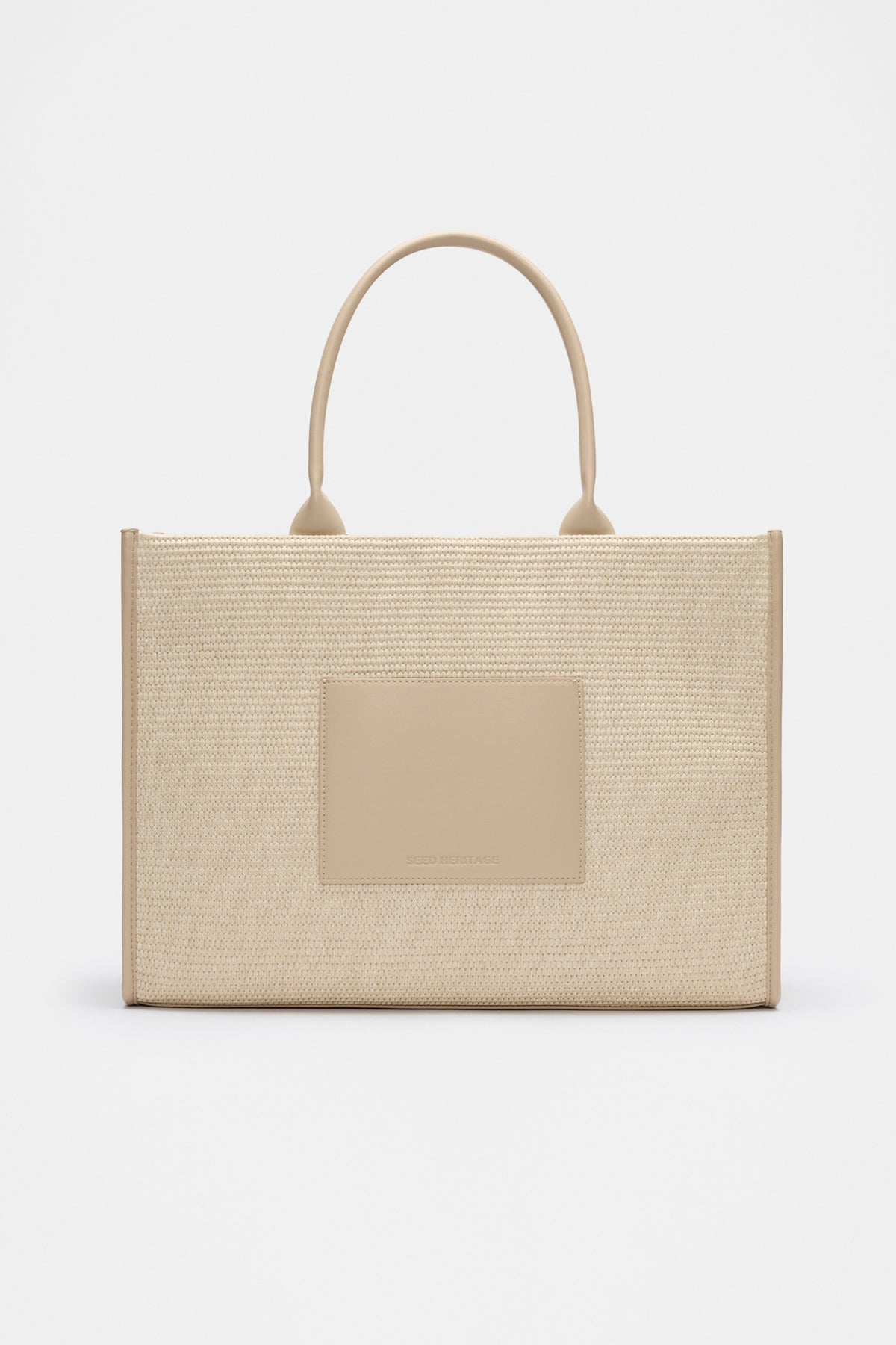 Structured Woven Tote