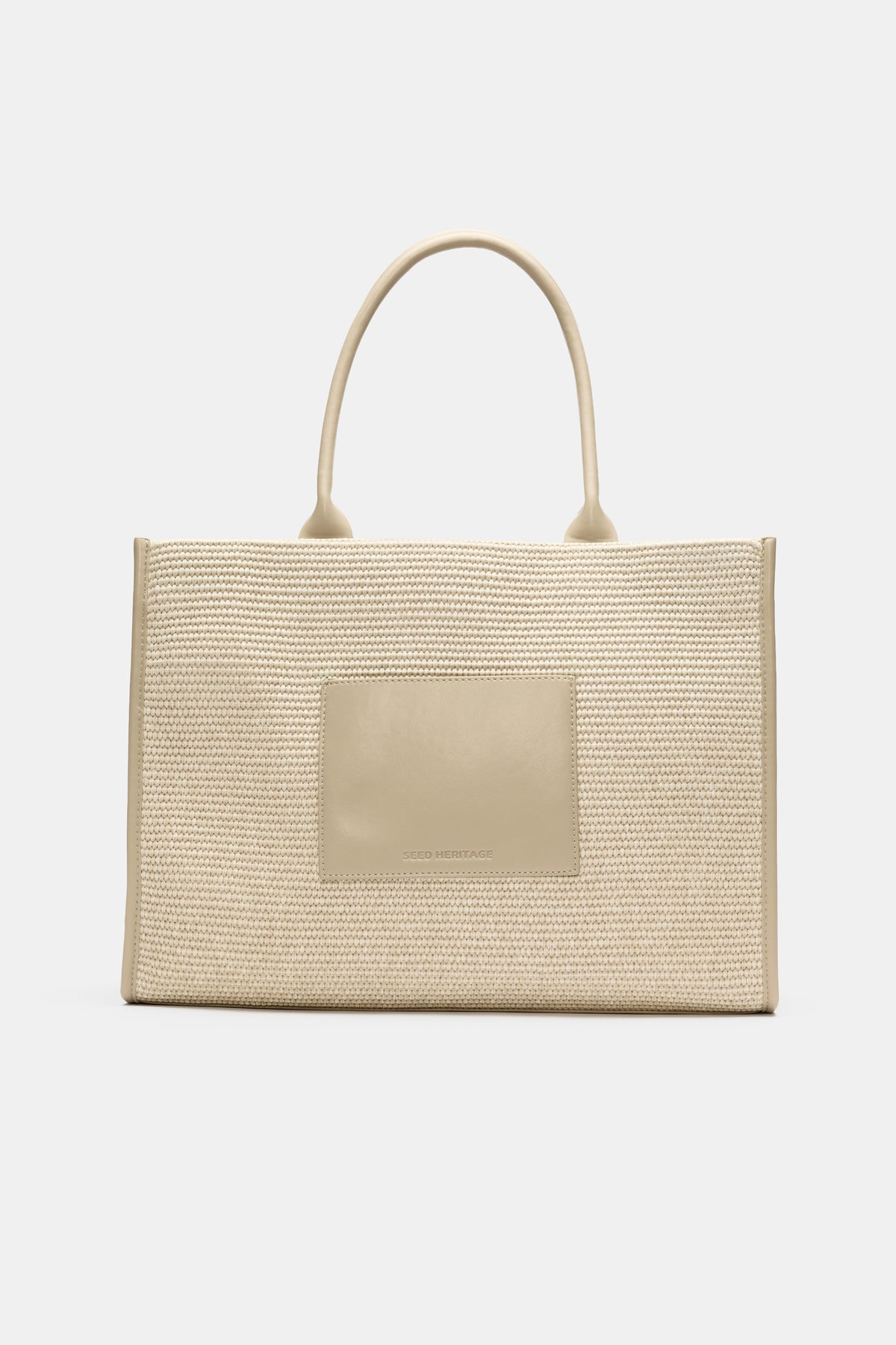 Structured Woven Tote