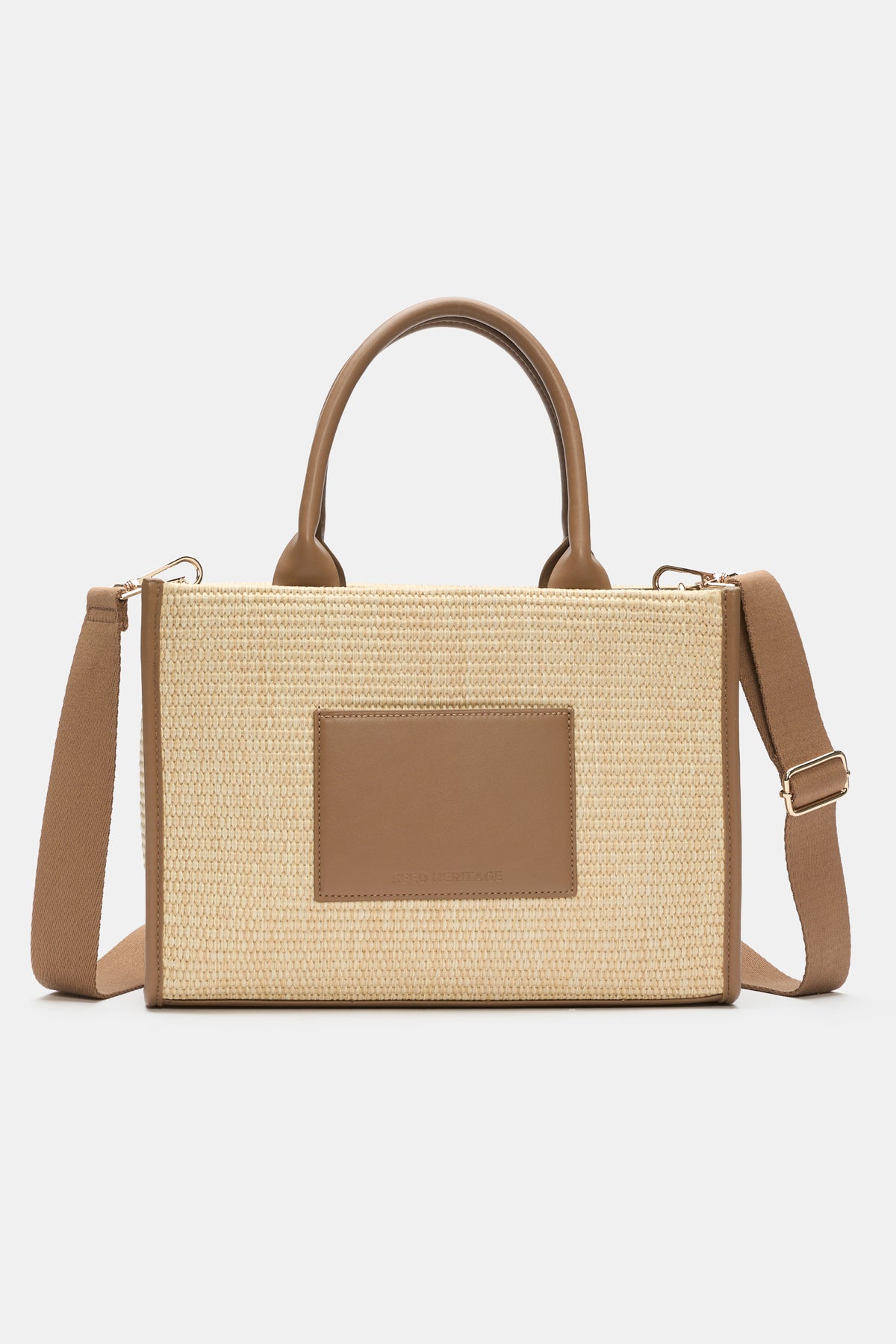 Structured Woven Mini Tote