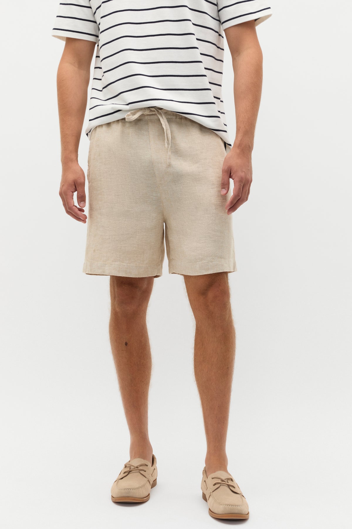 Linen Pullon Short