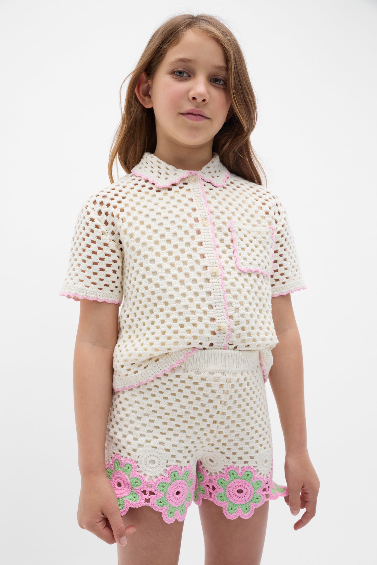 Crochet Button Top