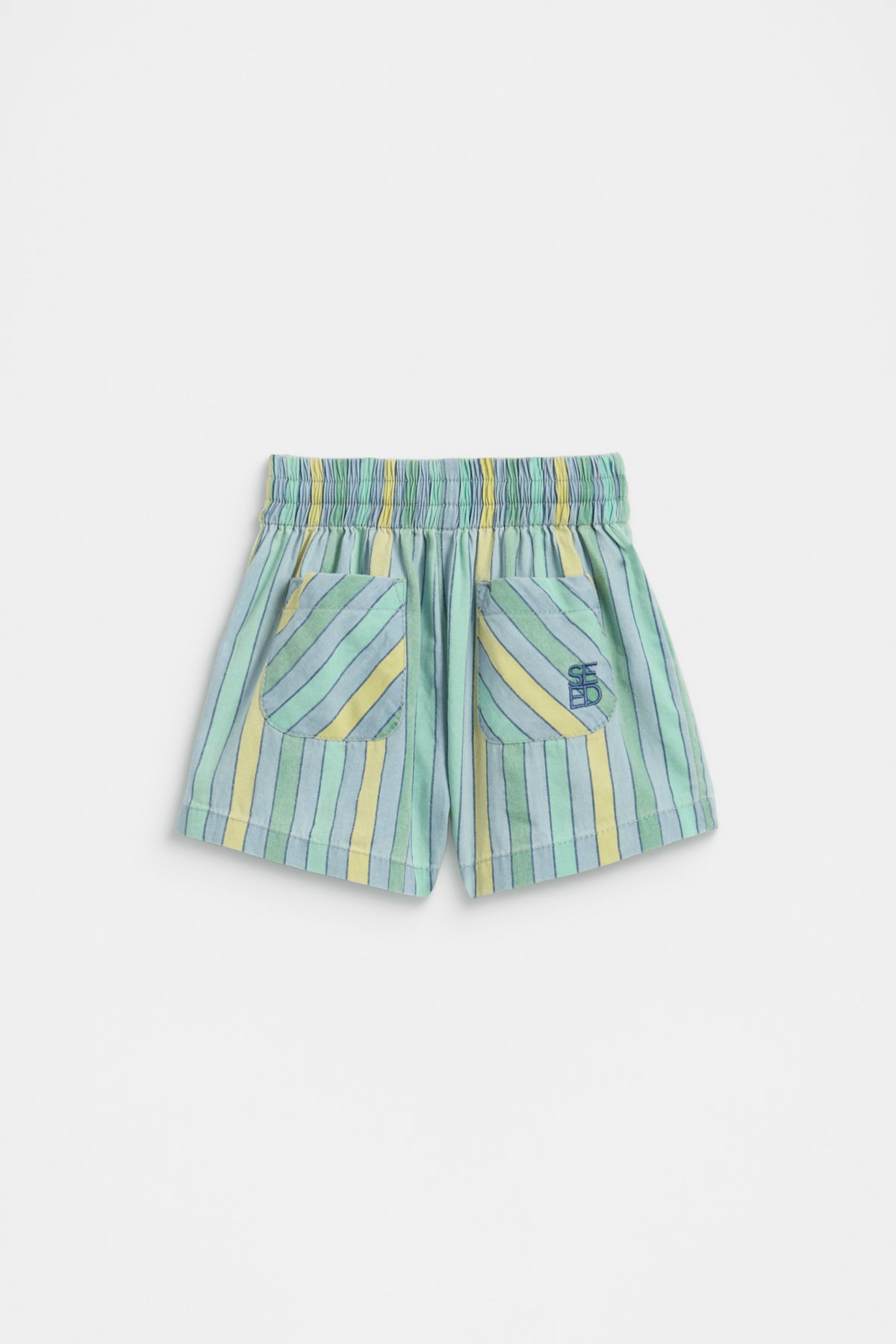 Chambray Stripe Short