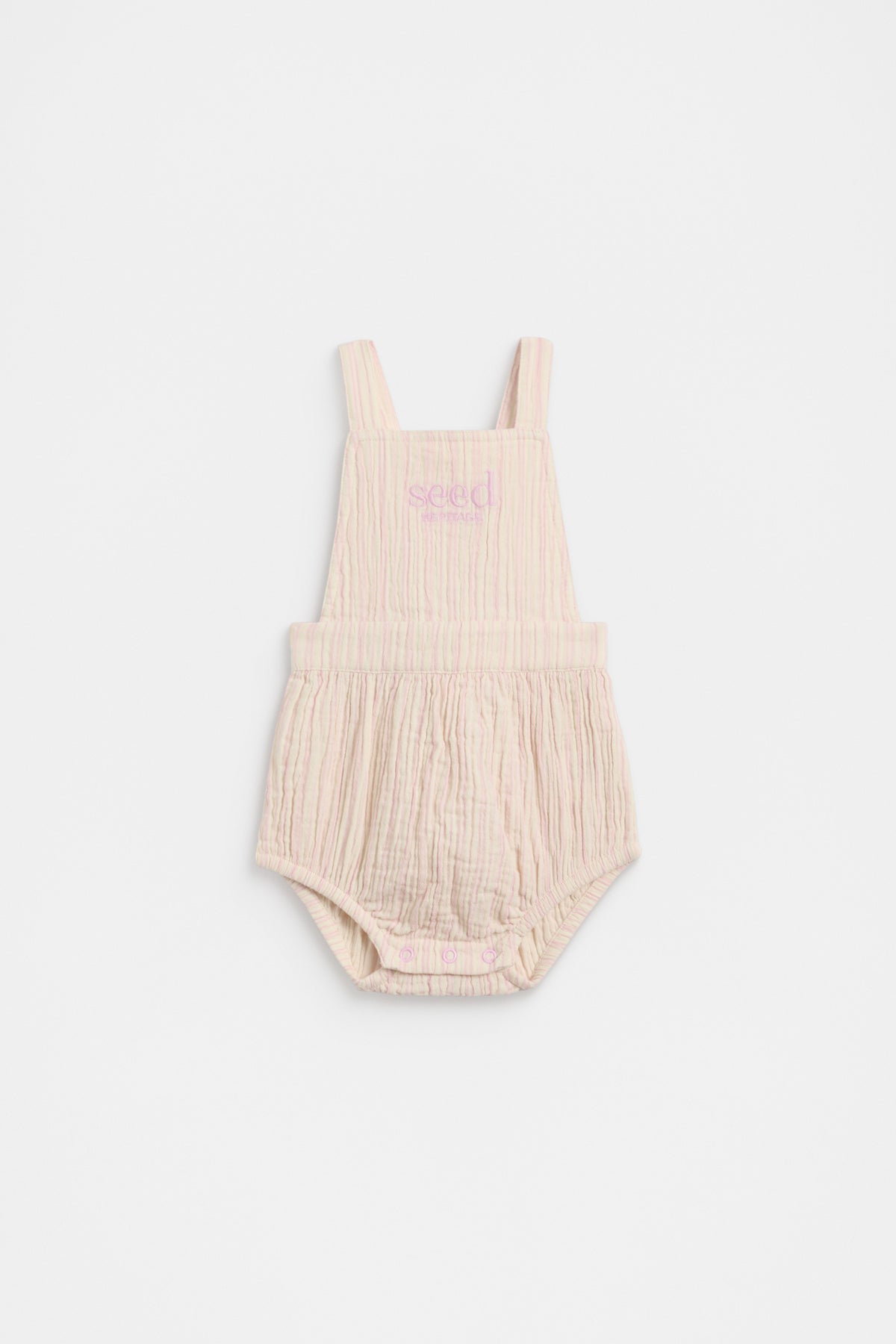 Stripe Logo Romper