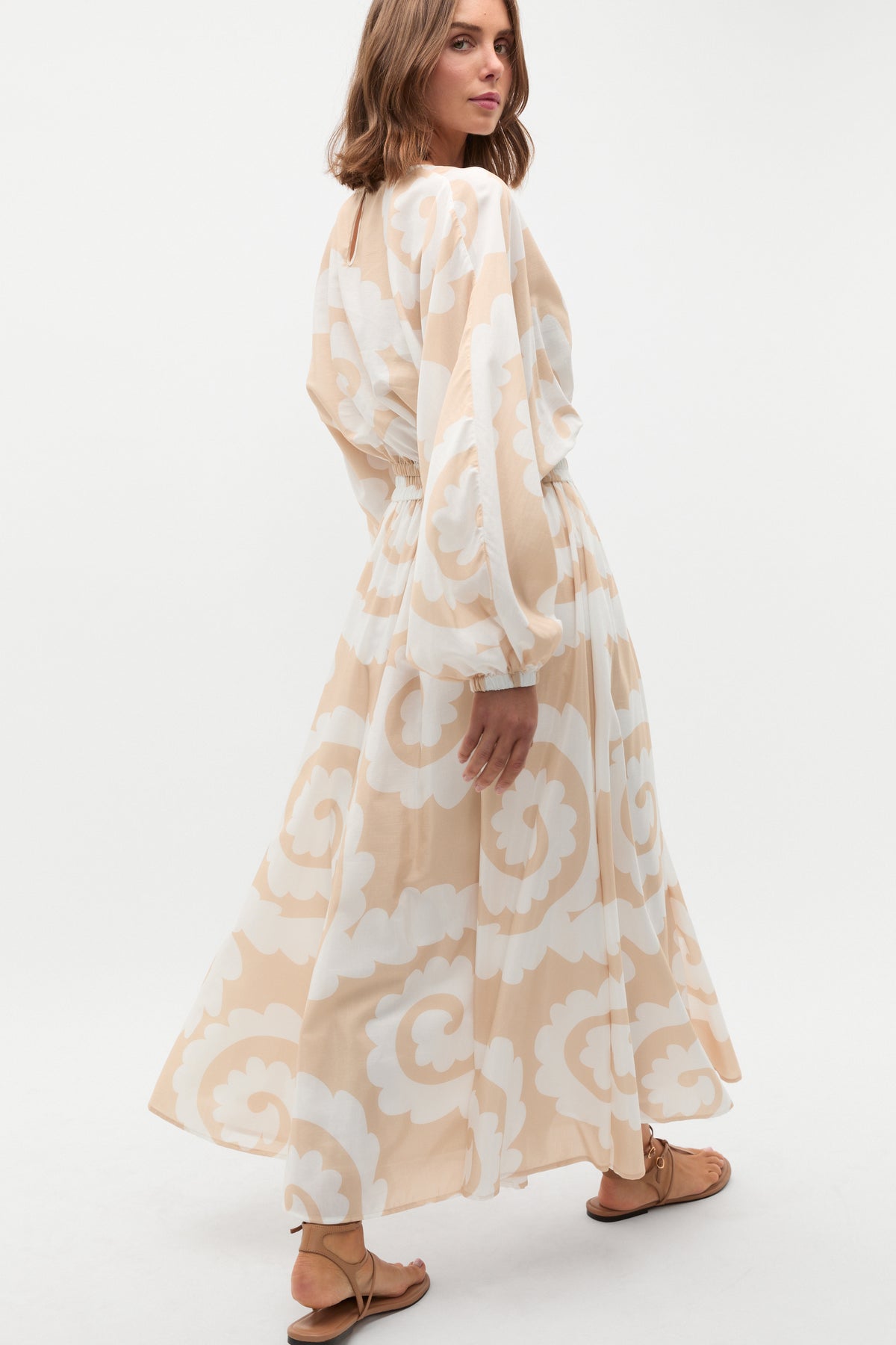 Retro Swirl Blouse