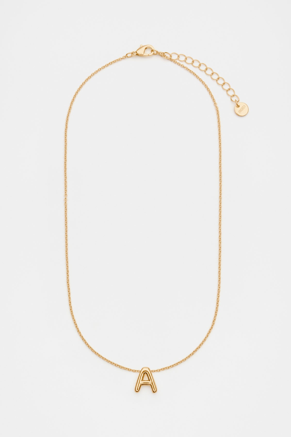 Bubble Letter Necklace