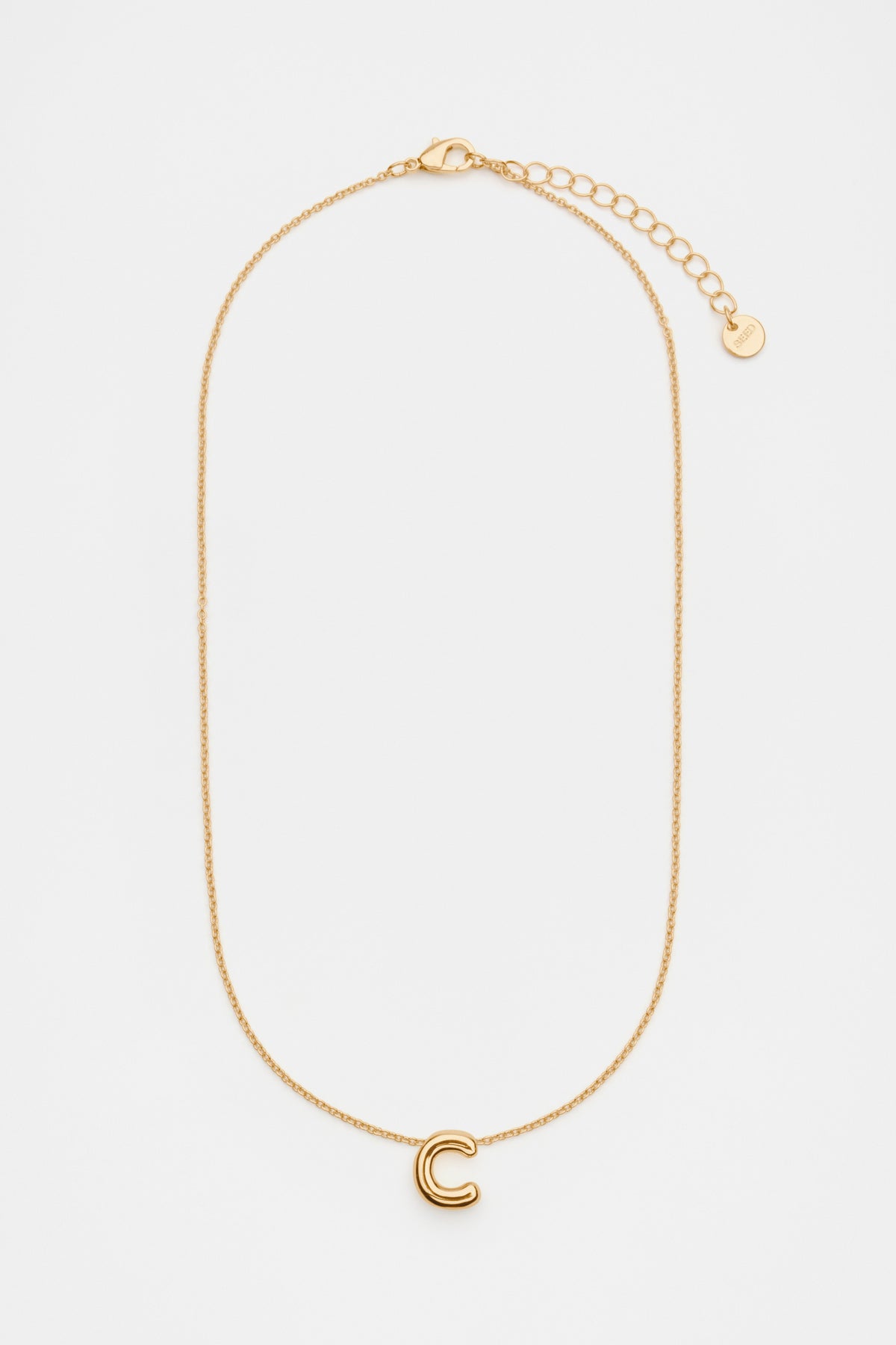 Bubble Letter Necklace