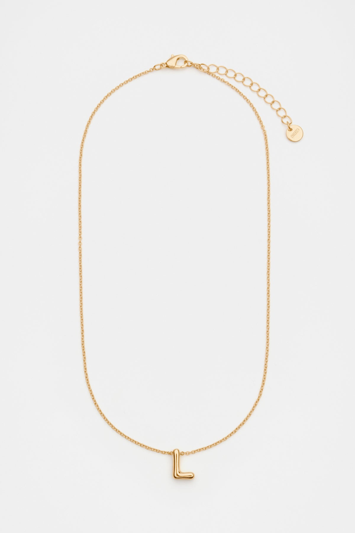 Bubble Letter Necklace