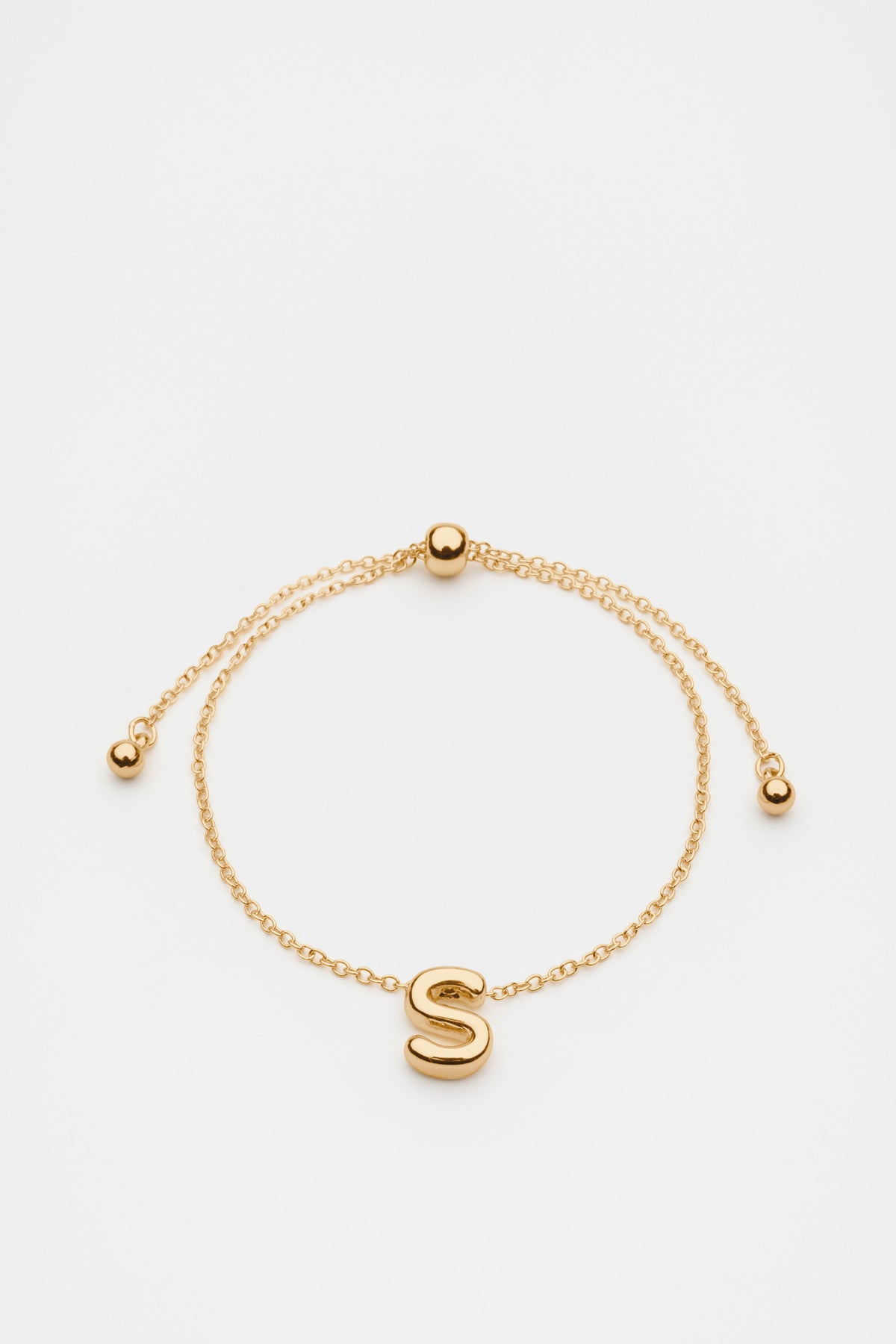 Bubble Letter Bracelet