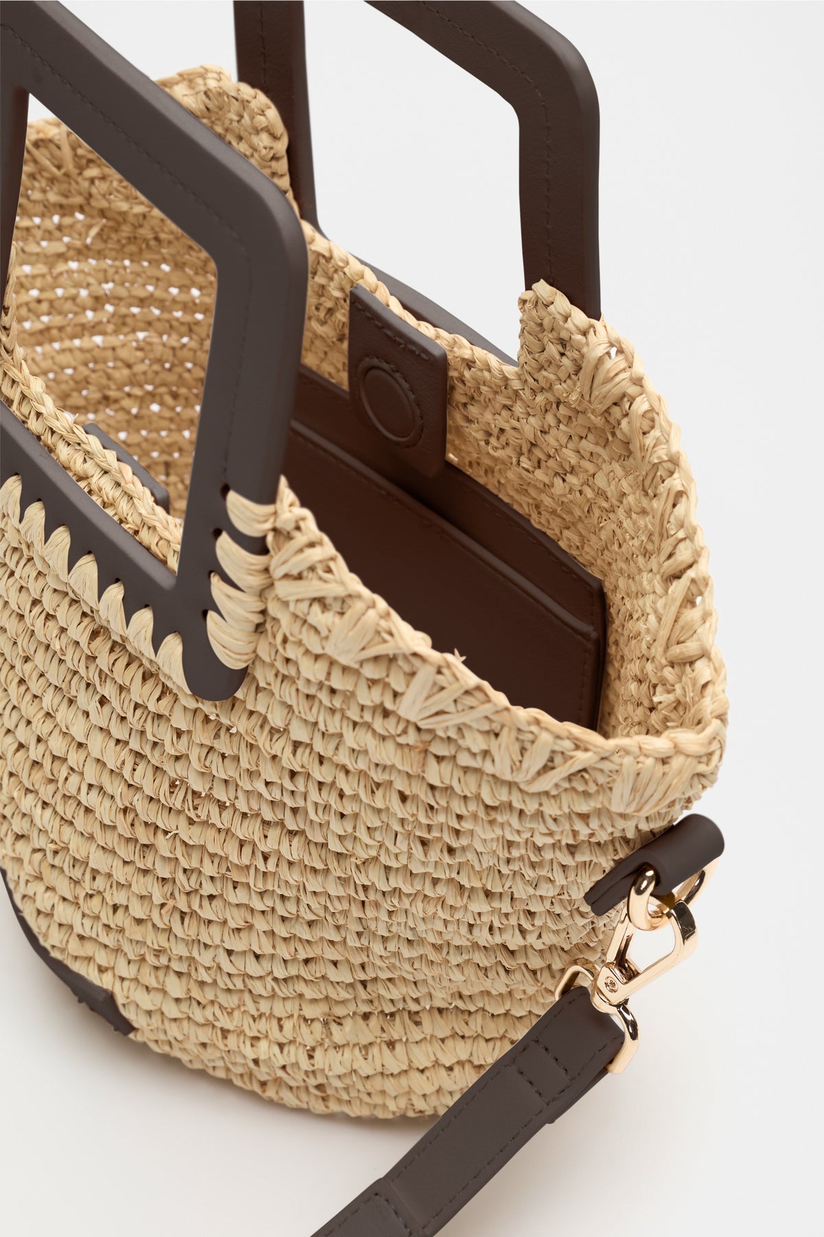 Mini Raffia Crossbody Bag