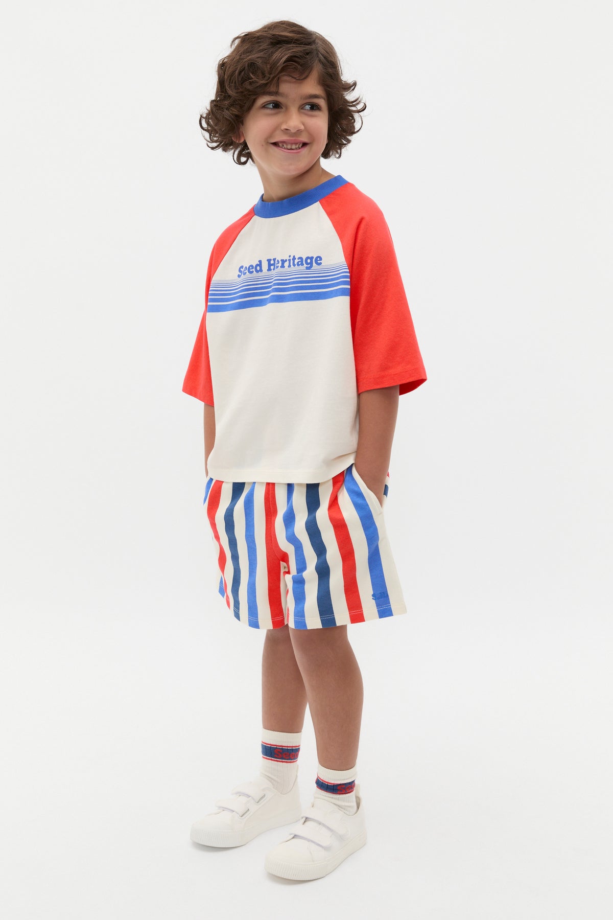 Bold Stripe Short