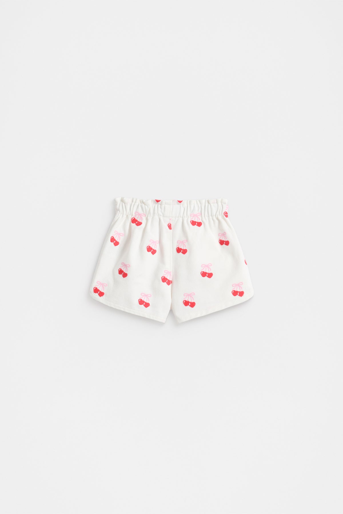 Embroidered Denim Short