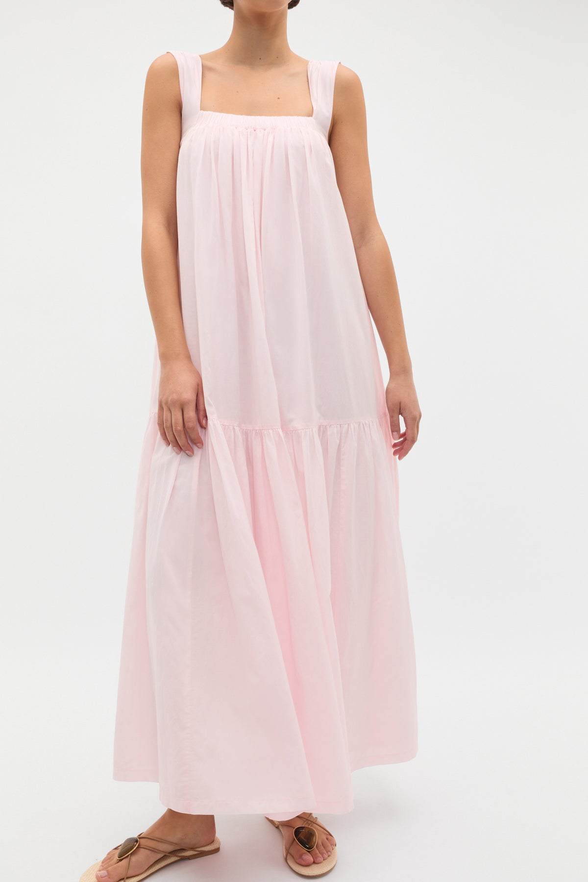 Voile Tiered Maxi Dress