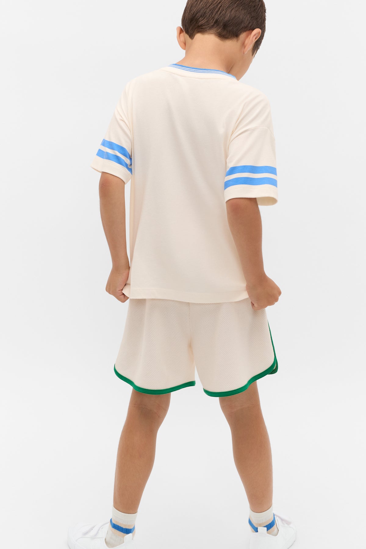 Sports Stripe Logo Tee