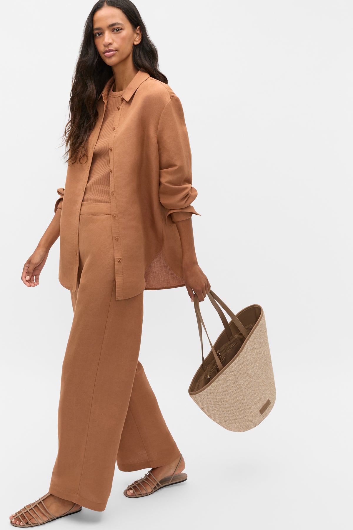 Elasticated Wide Leg Pant