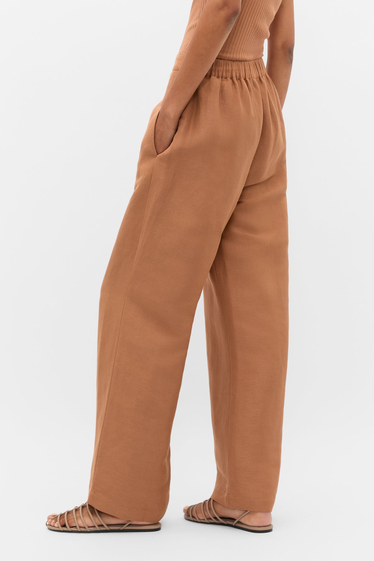 Elasticated Wide Leg Pant