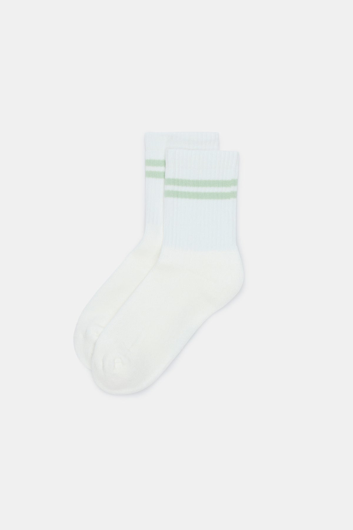 Stripe Quarter Crew Sock