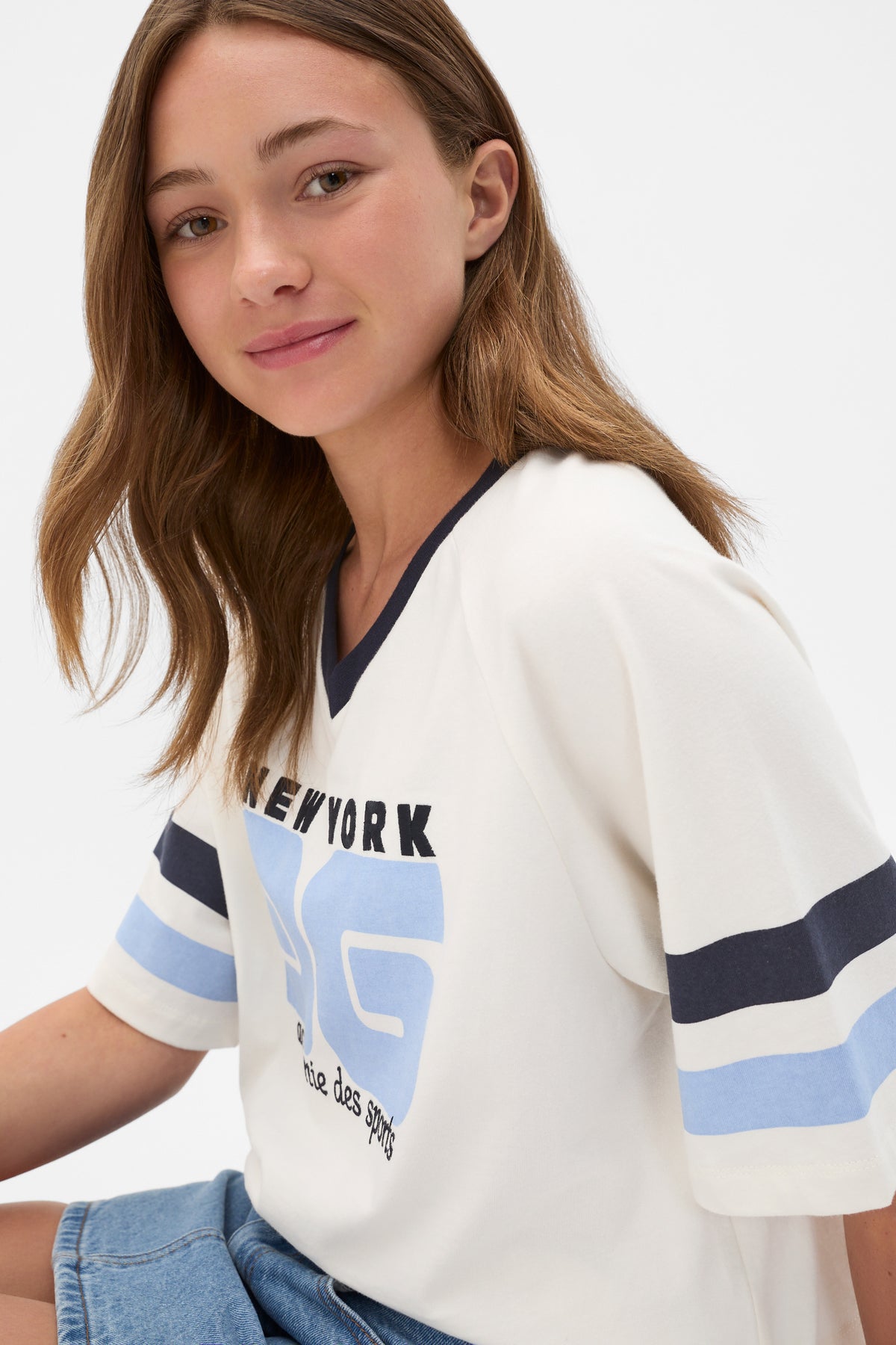 Sporty V Neck Tee