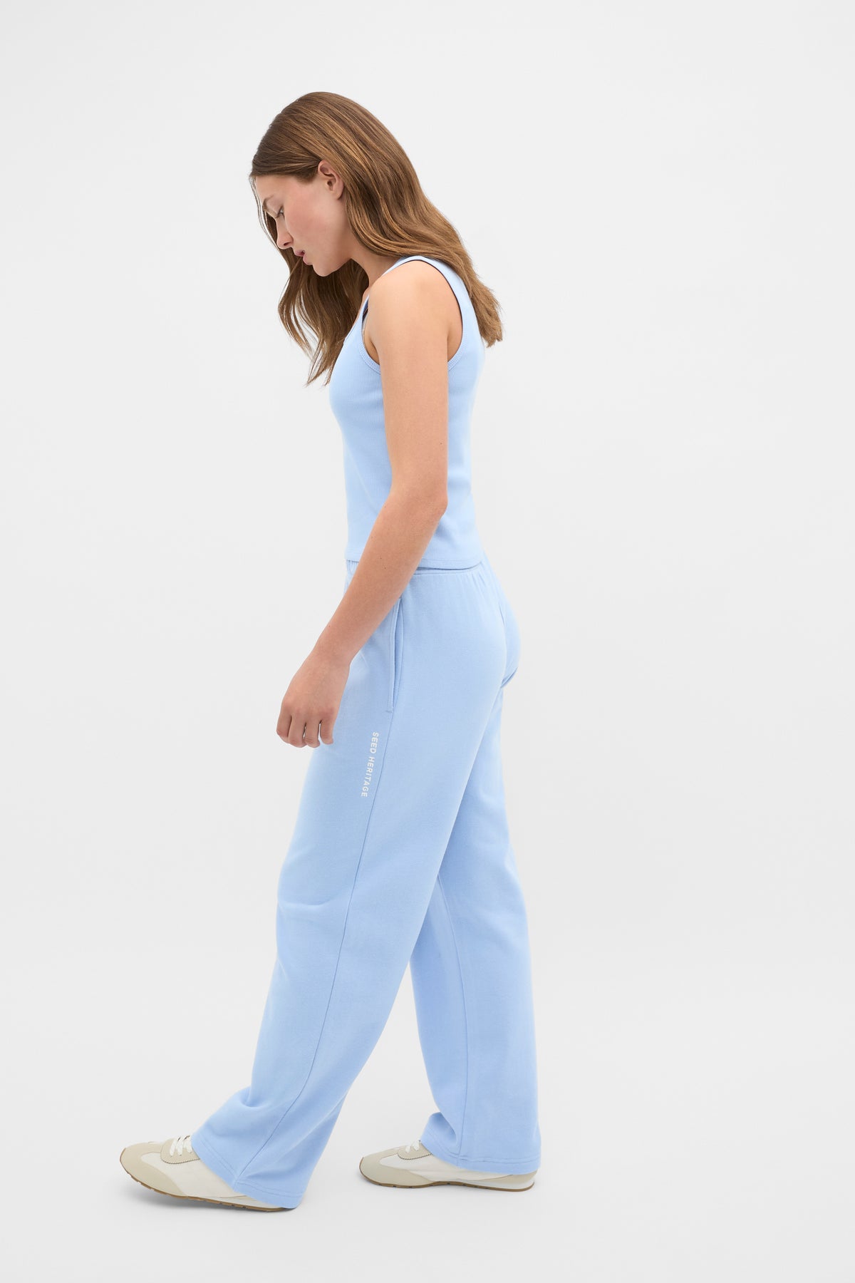 Roll Waist Logo Track Pant