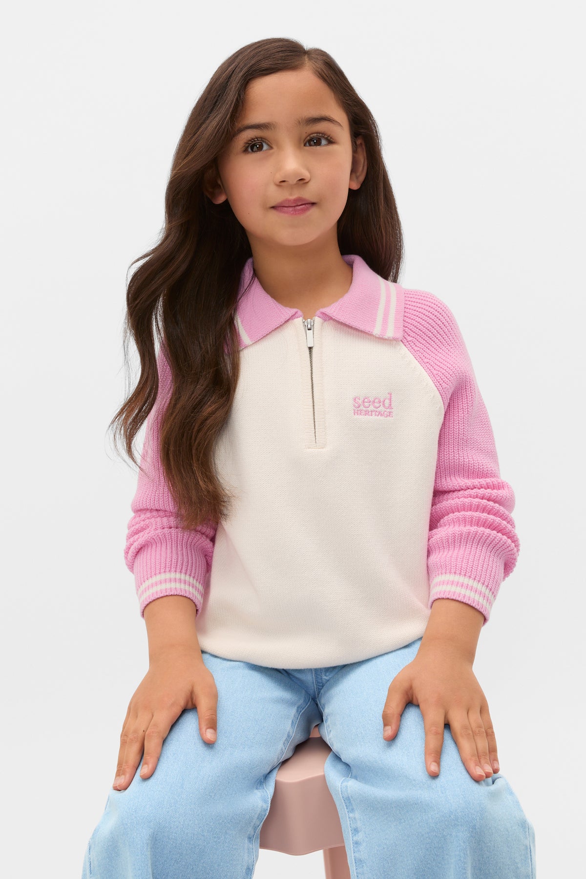Logo Zip Cardigan