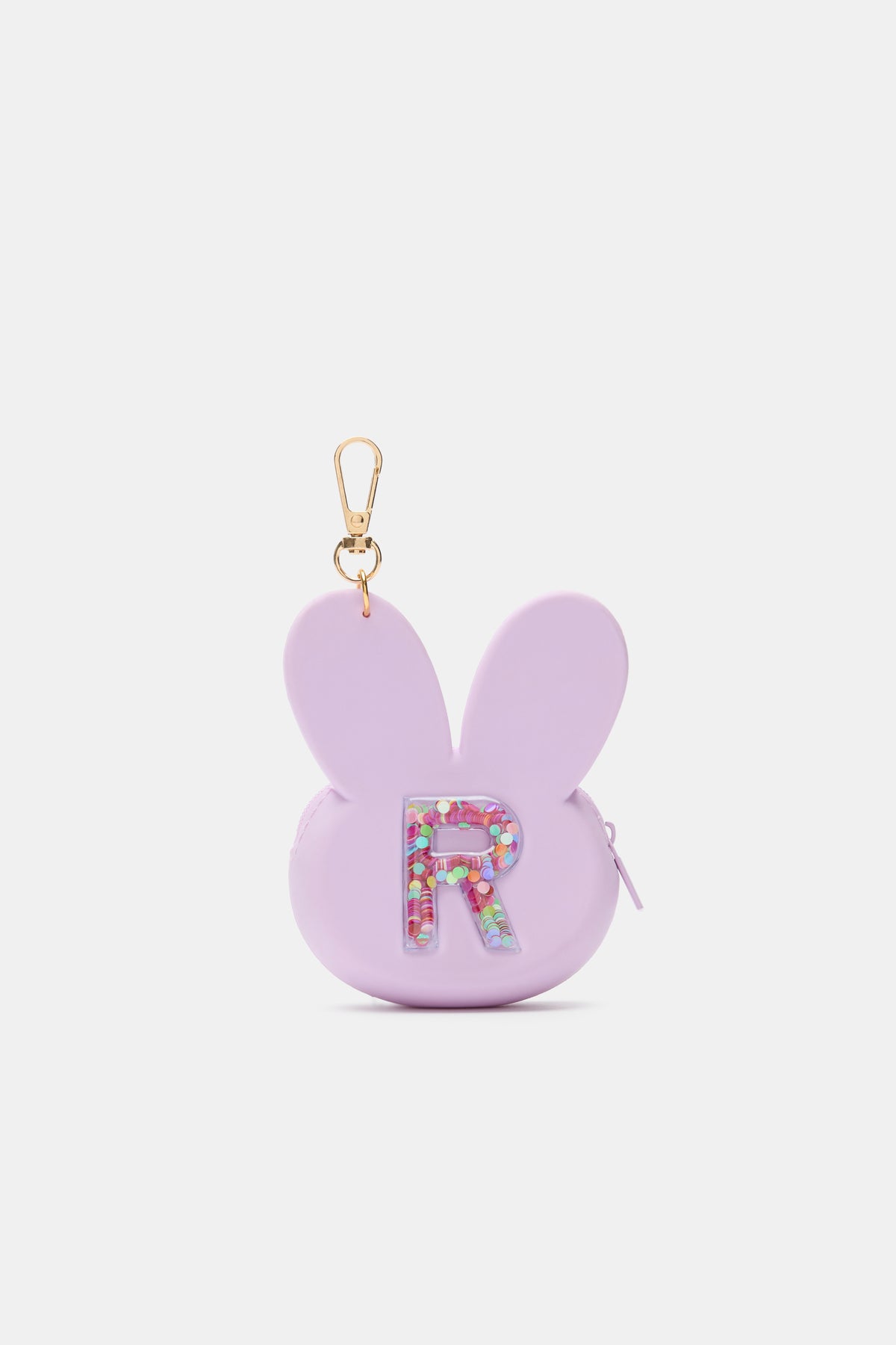 Bunny Silicone Initial Keyring