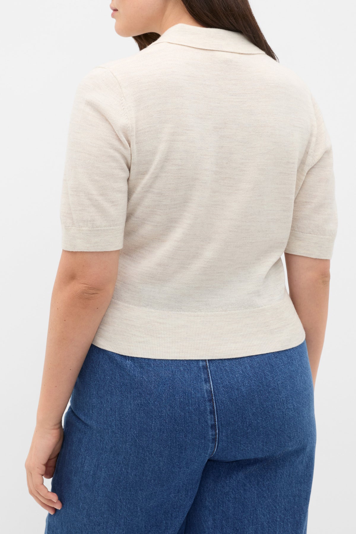 Australian Merino Knit Polo Top