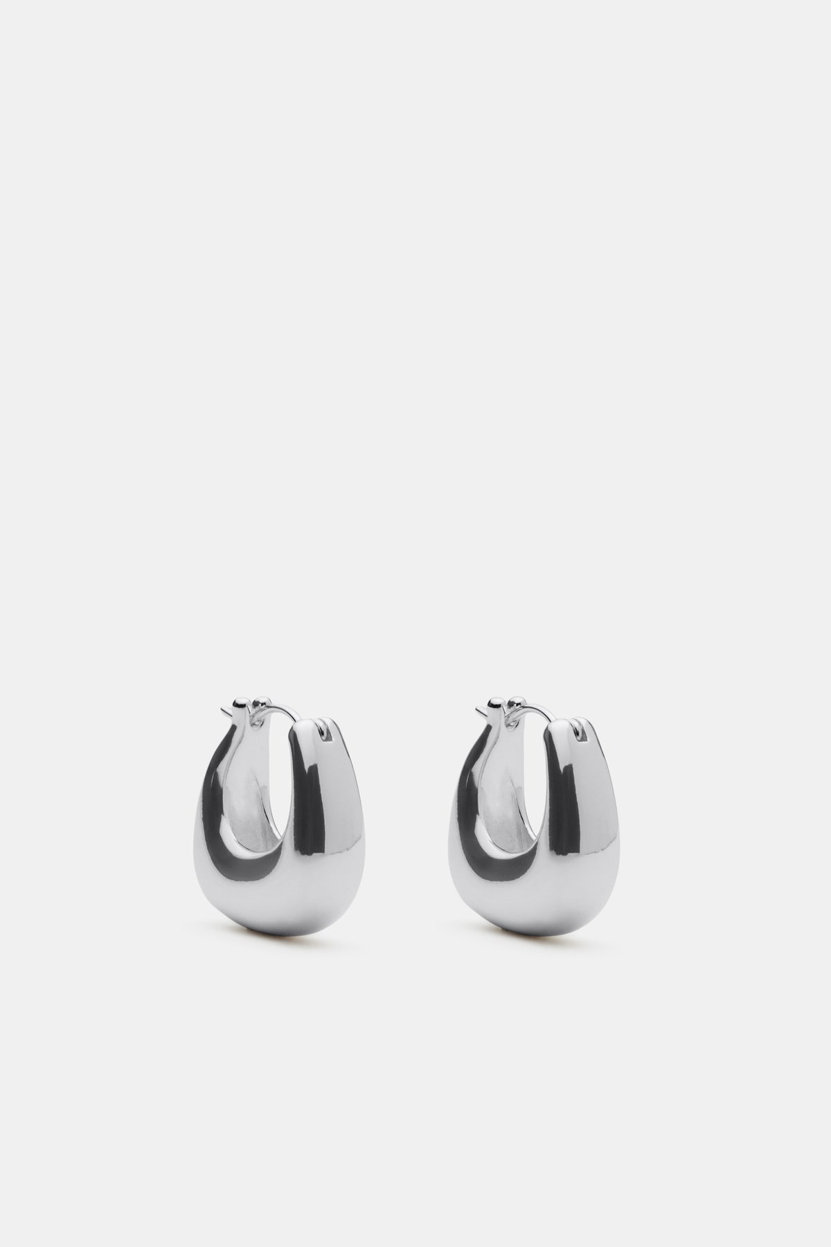 Mini Oval Hoop Earring