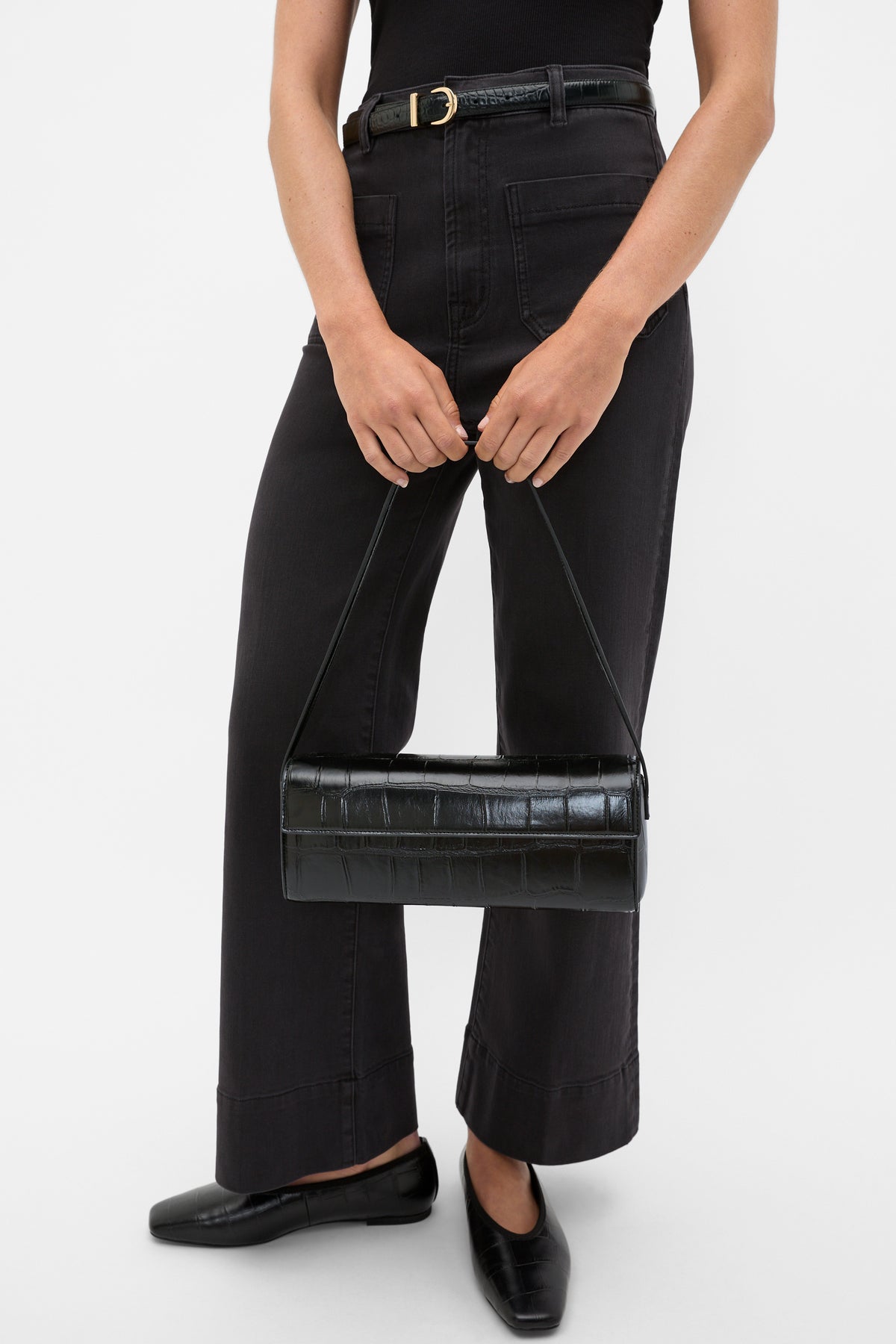 Croc Shoulder Bag