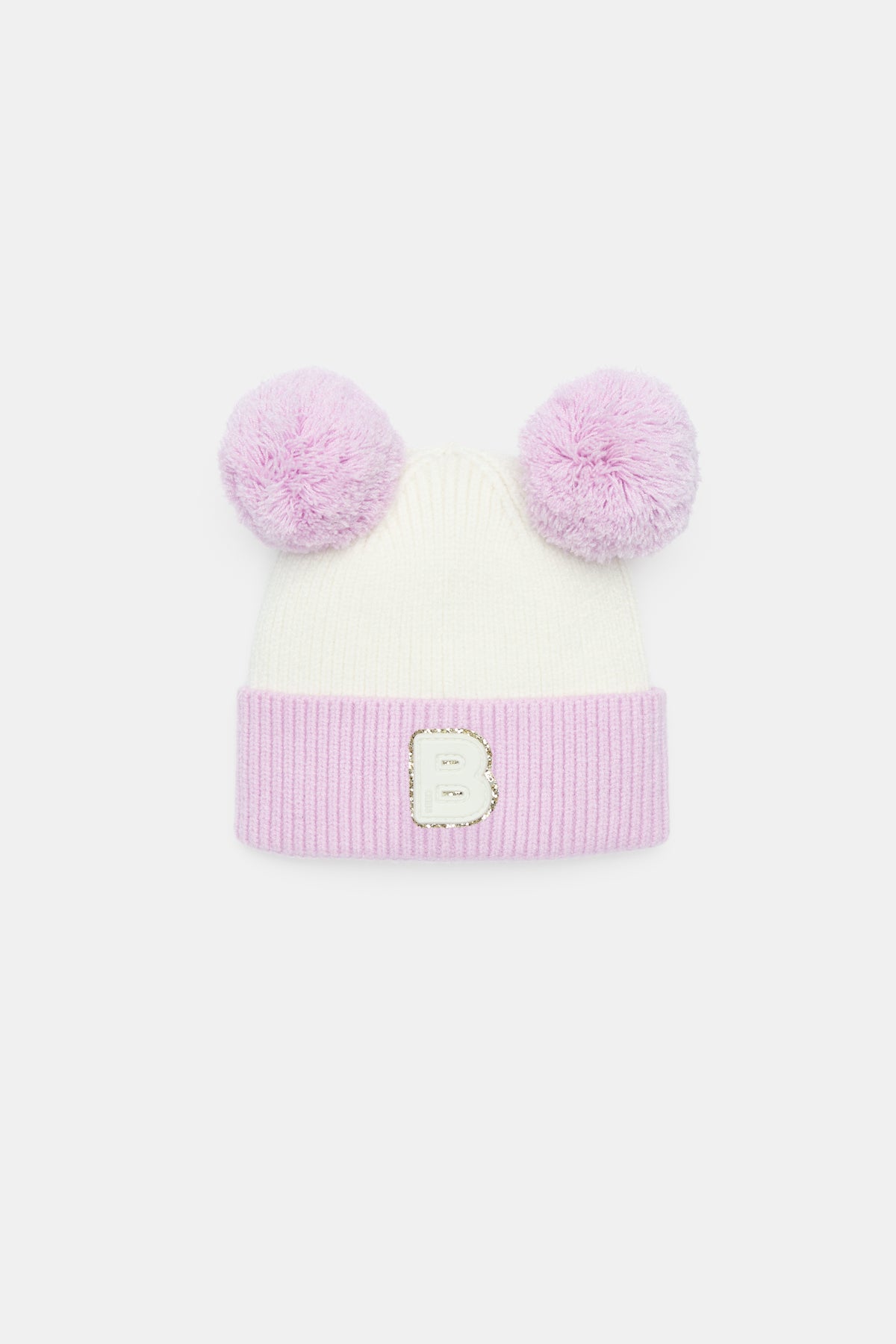 Mini Glitter Initial Beanie