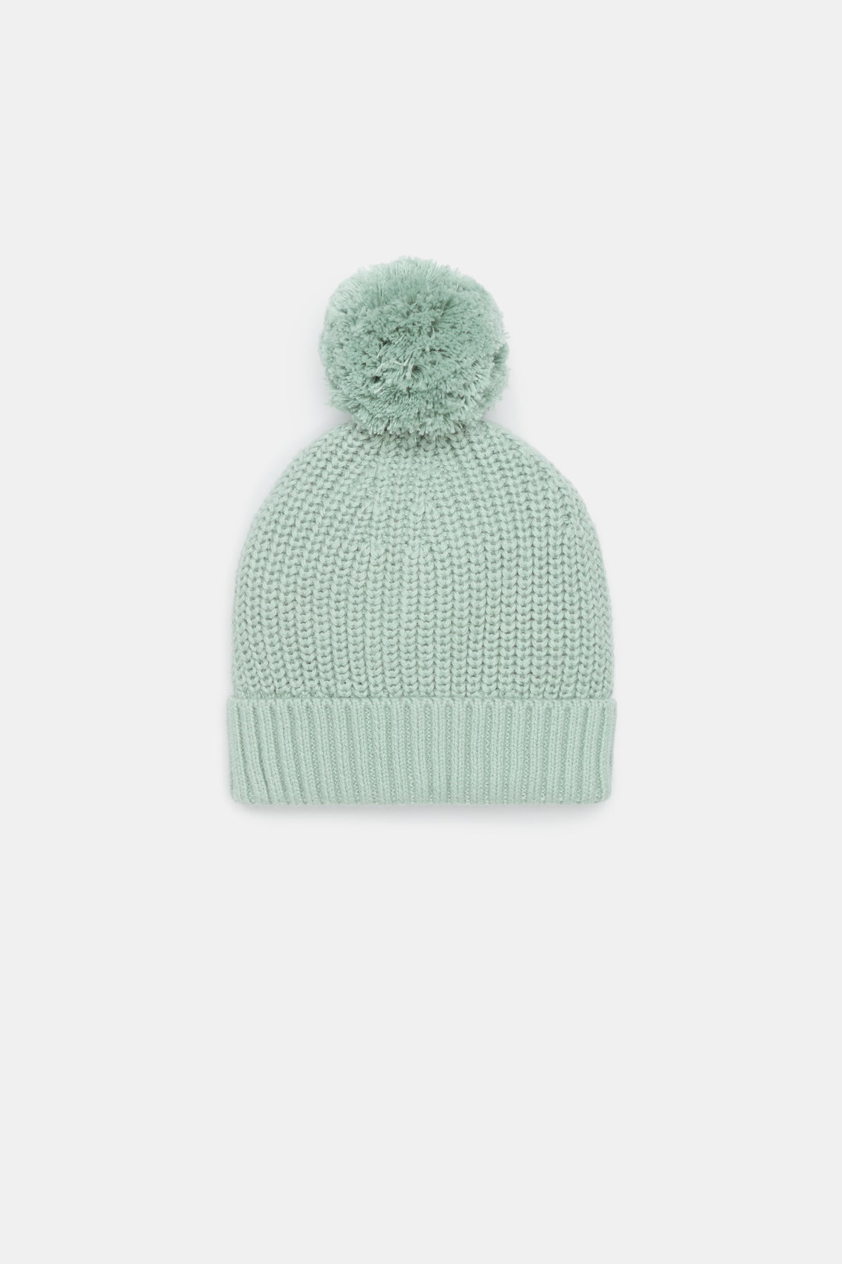 Knitted Pompom Beanie