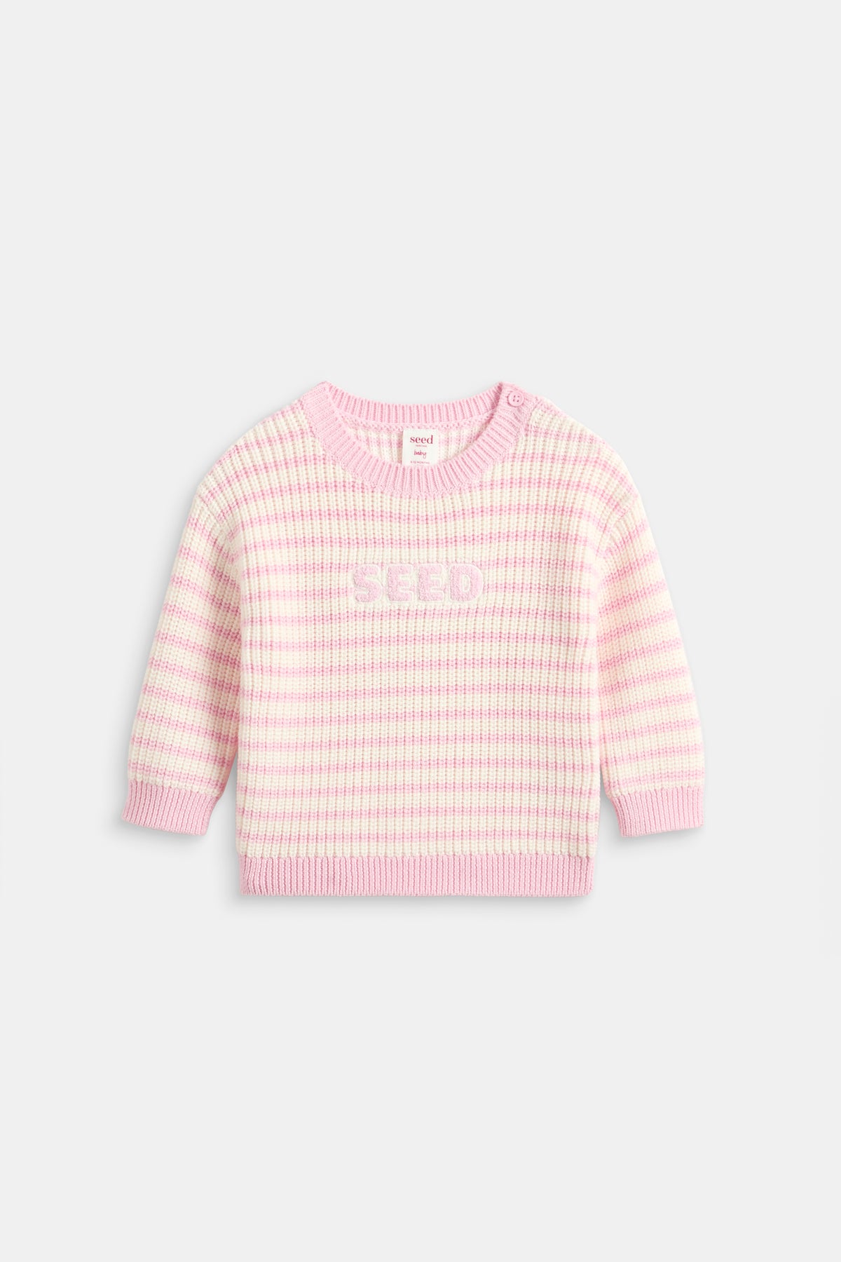 Logo Stripe Knit
