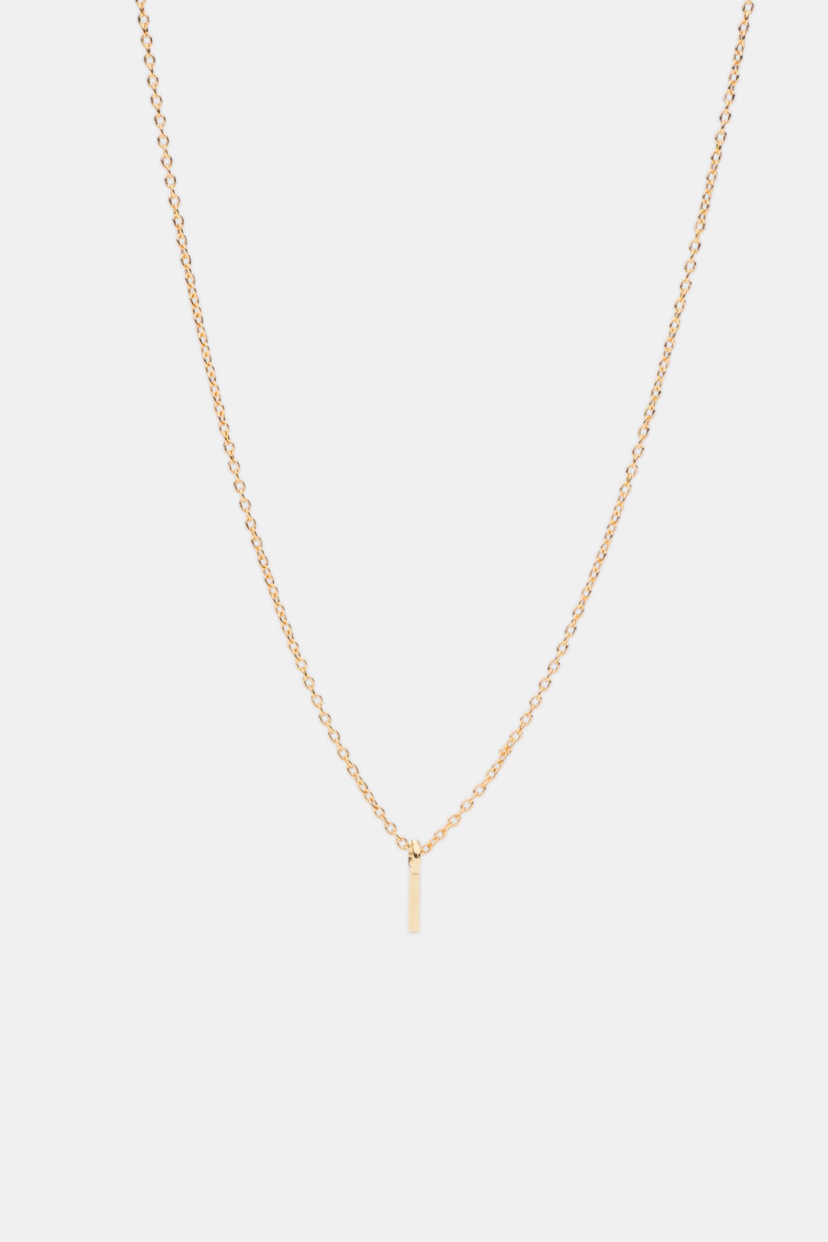 Gold Alphabet Necklace