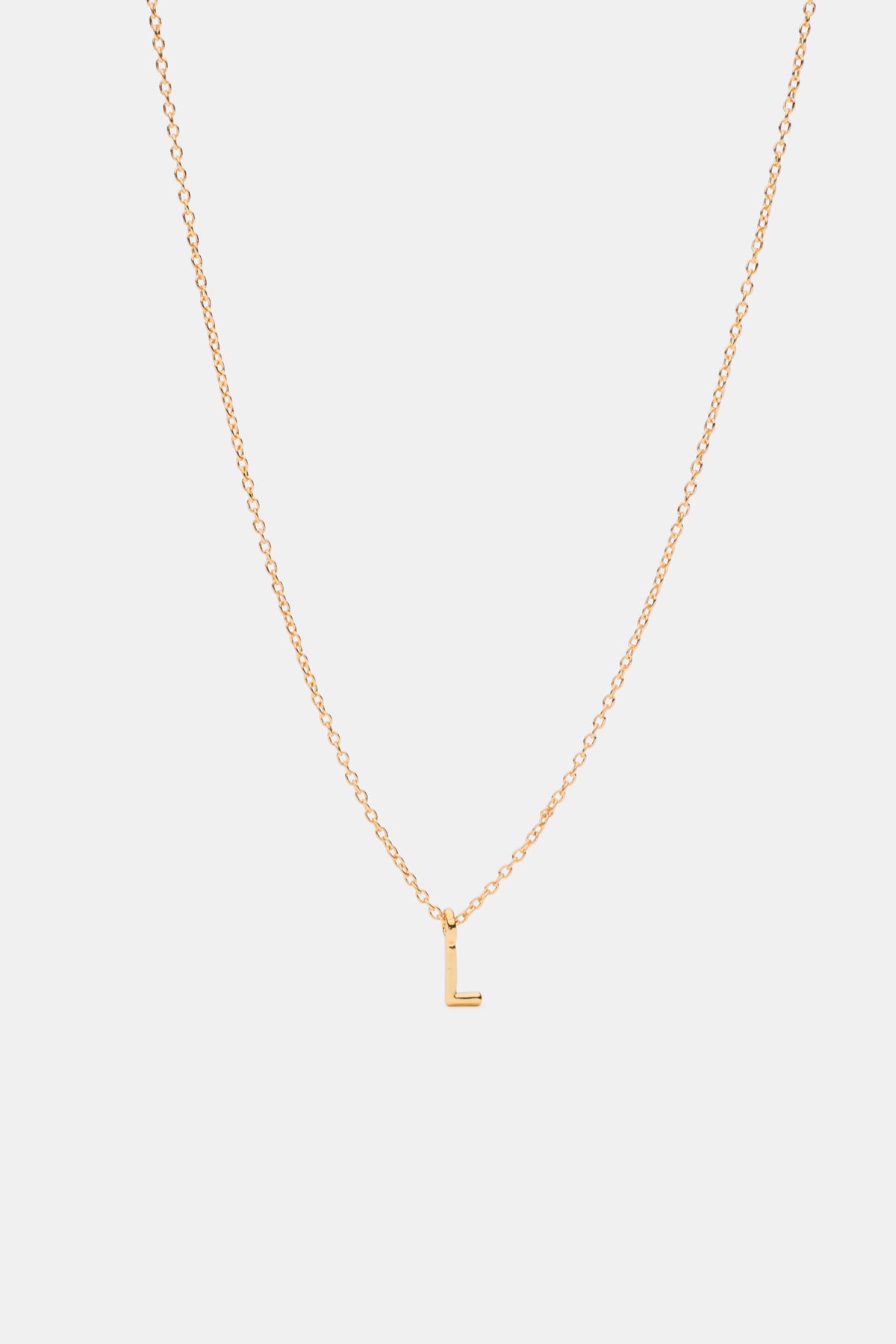 Gold Alphabet Necklace