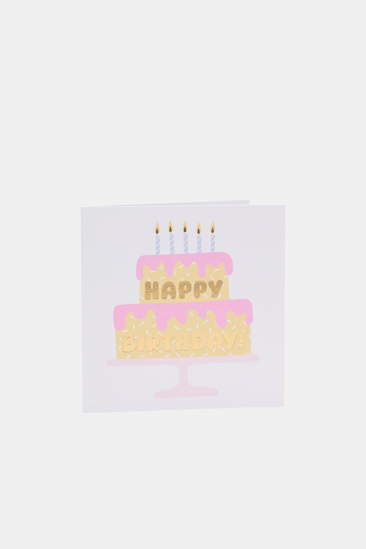 Happy Birthday Cake Card