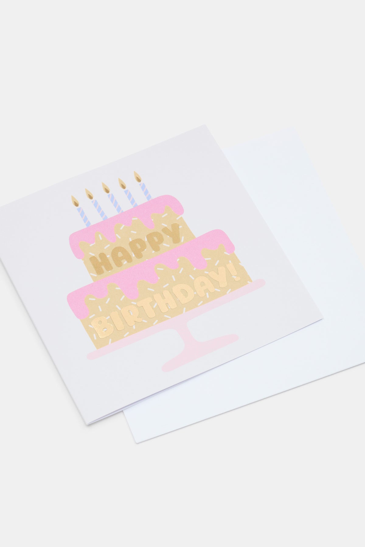 Happy Birthday Cake Card