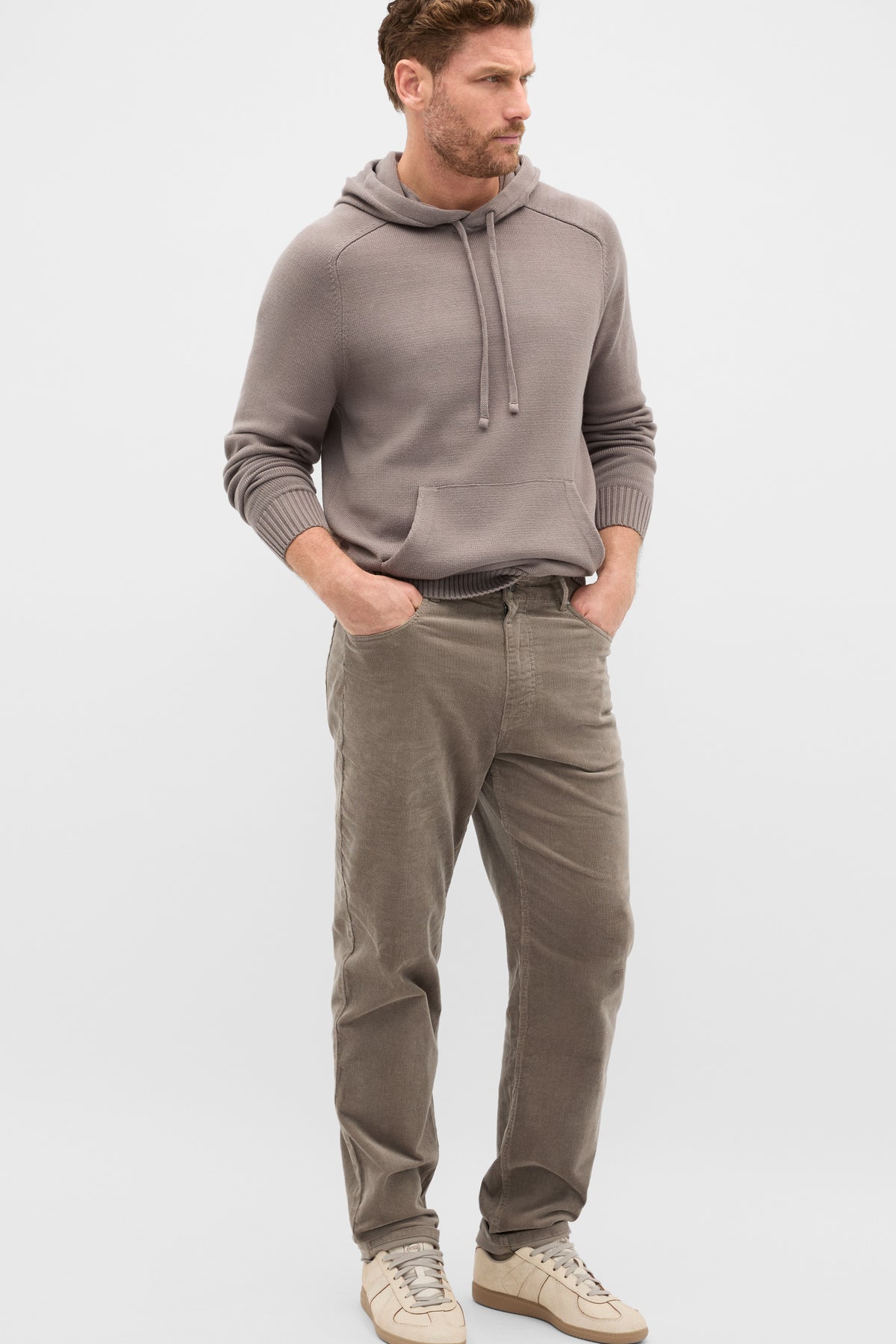 5 Pocket Cord Pants (Taupe)