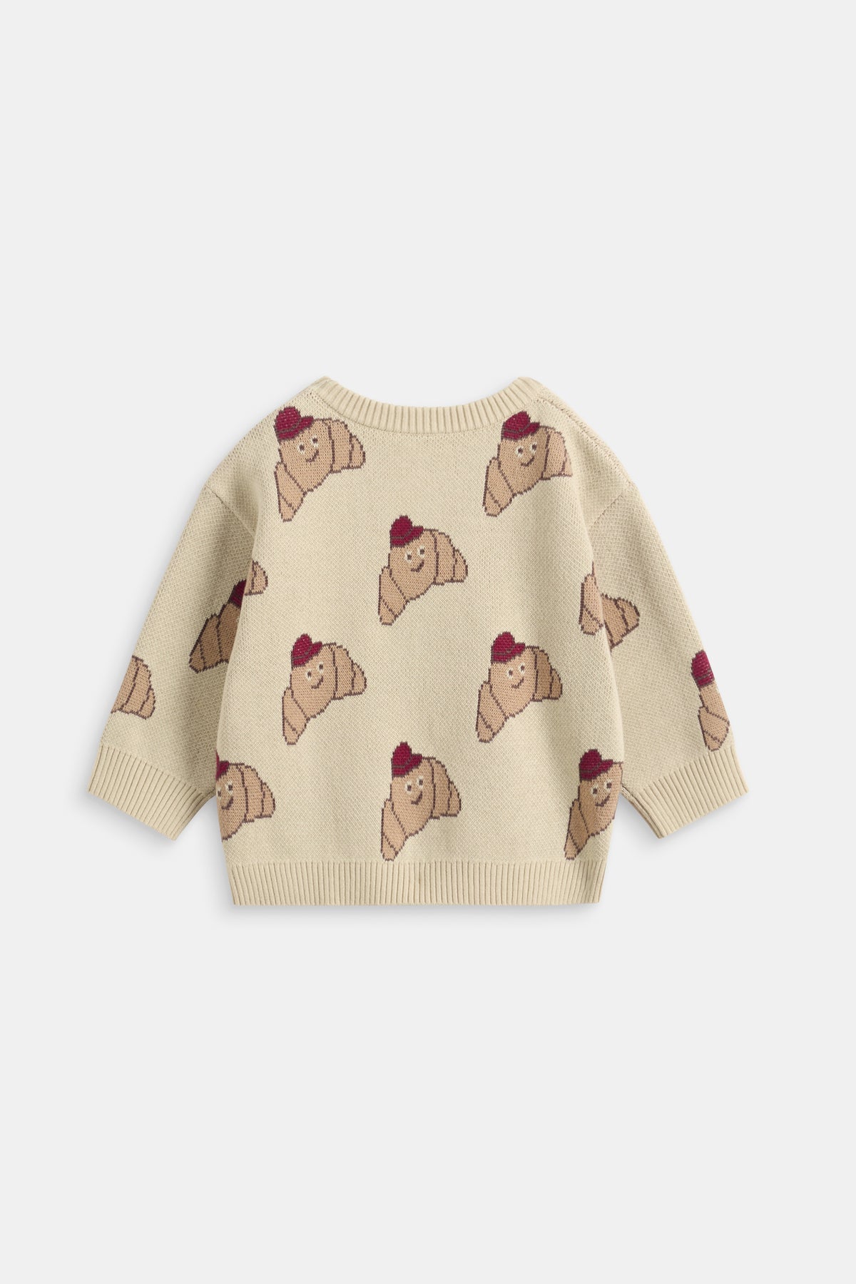 Croissant Jacquard Knit