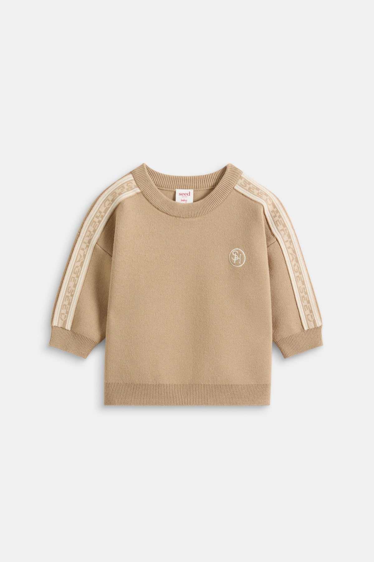 MD Side Stripe Knit Sweater