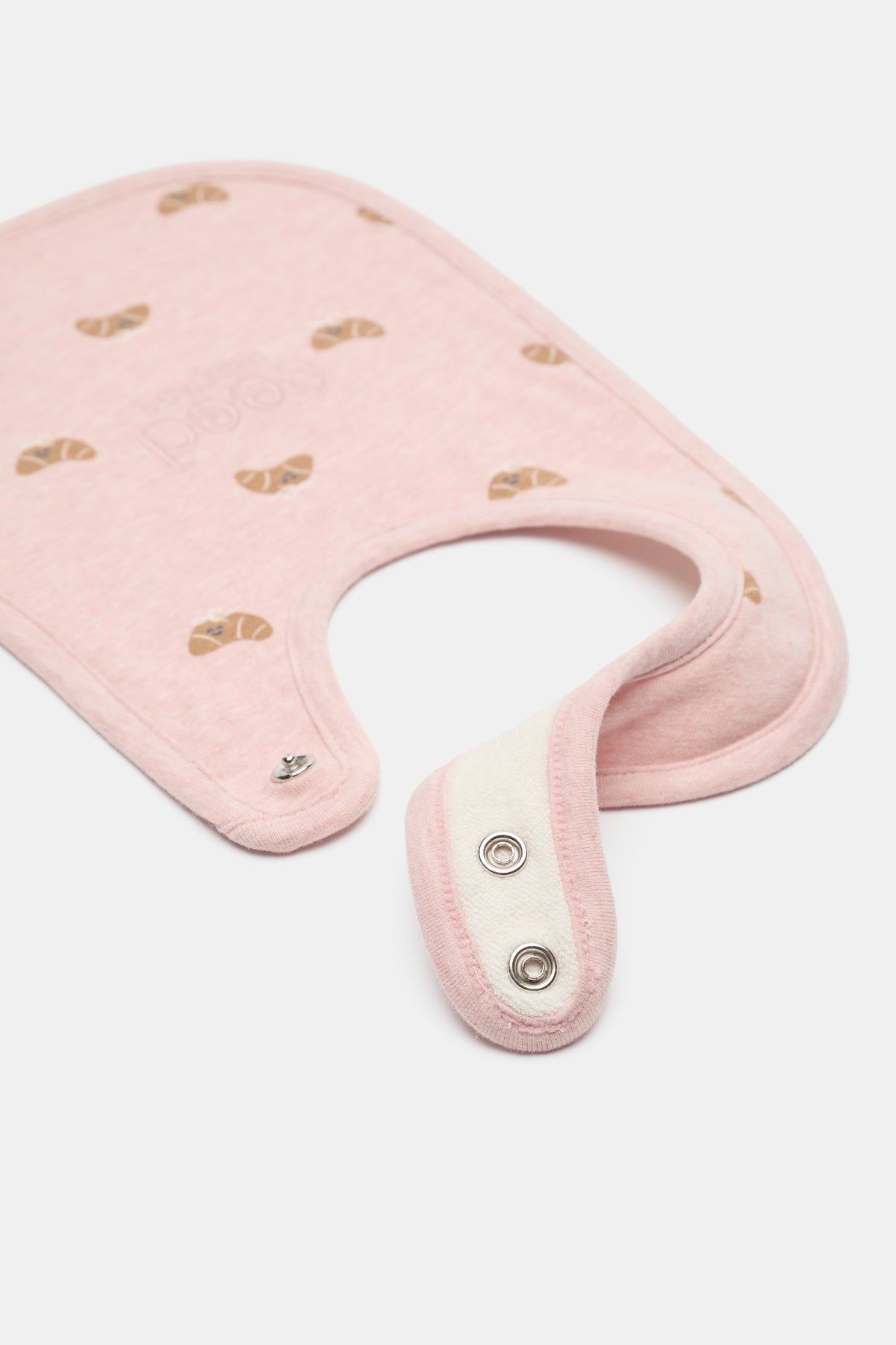 Logo Croissant Bow Bib