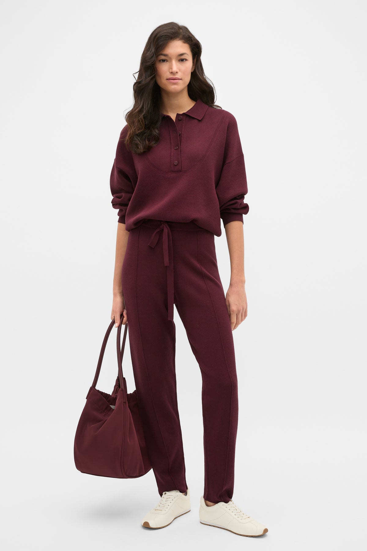 Double Knit Collared Sweater