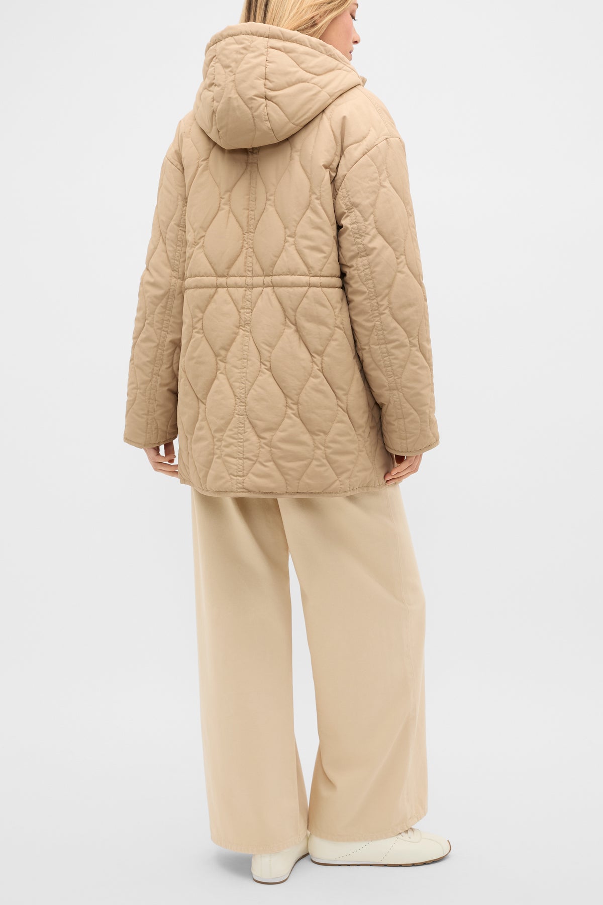 Quilted Drawcord Jacket