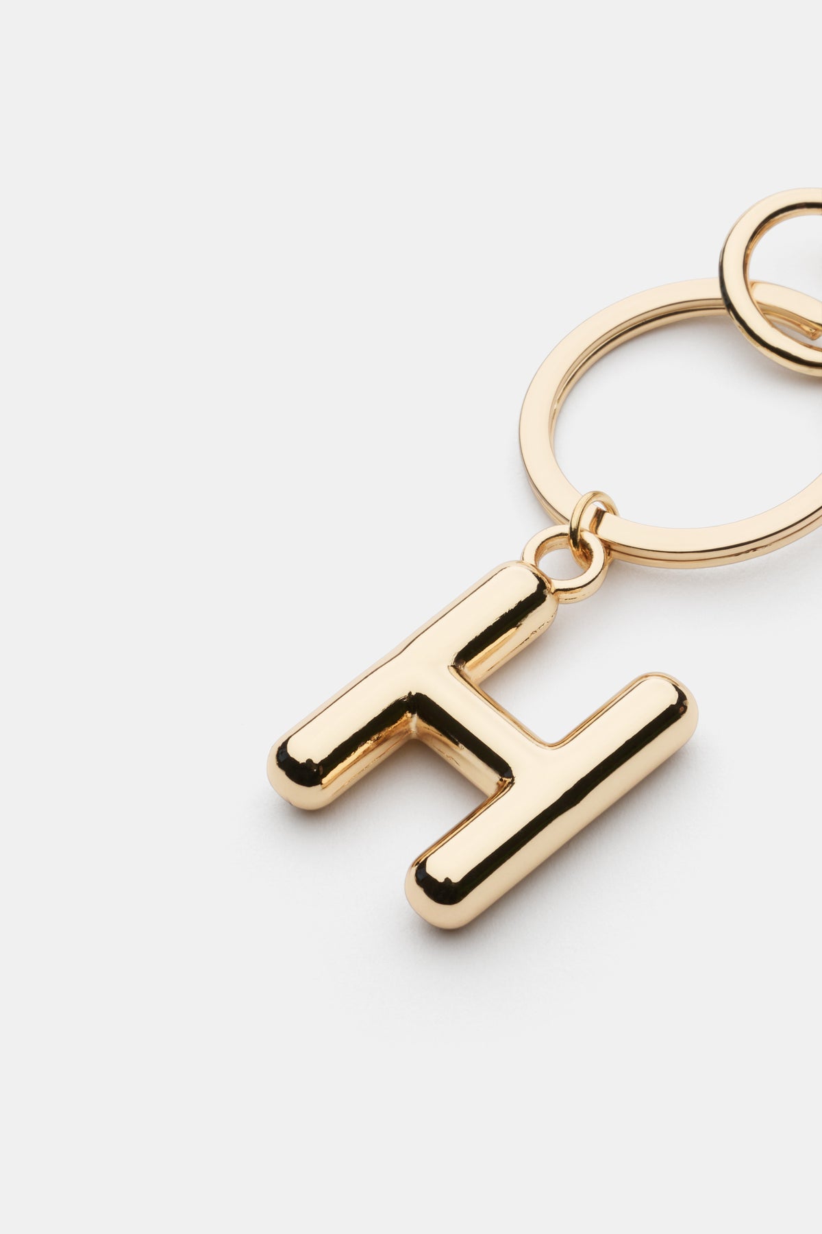 Gold Initial Keyring