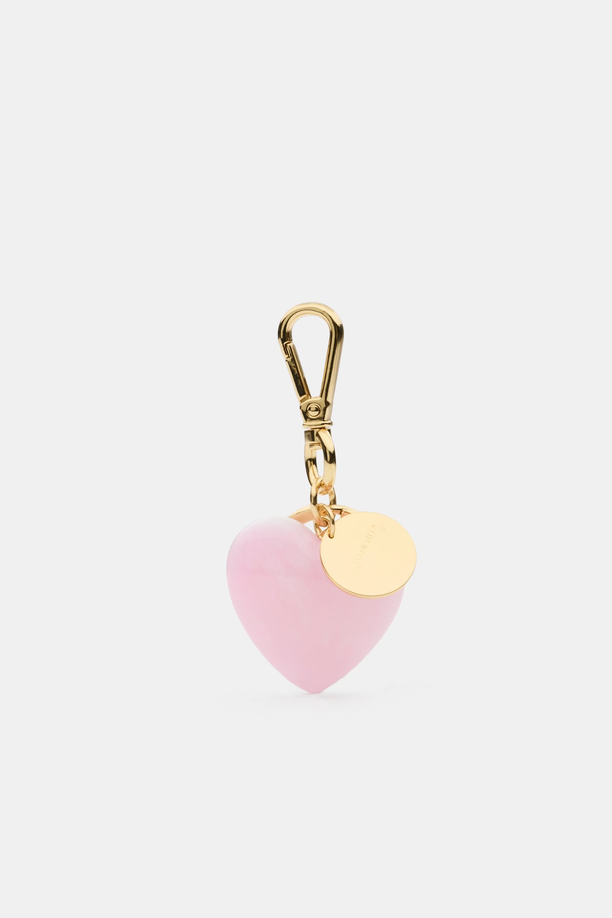 Resin Heart Keyring