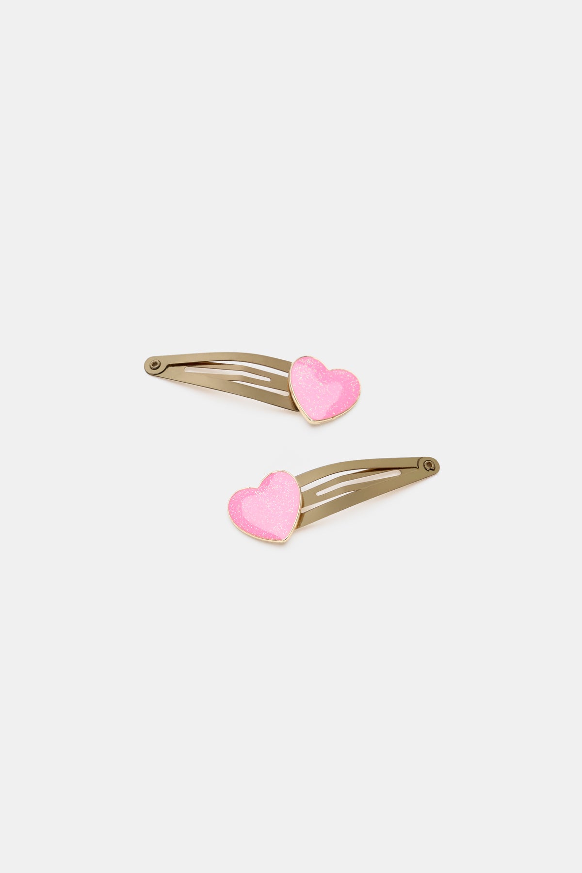 Enamel Heart Snaps