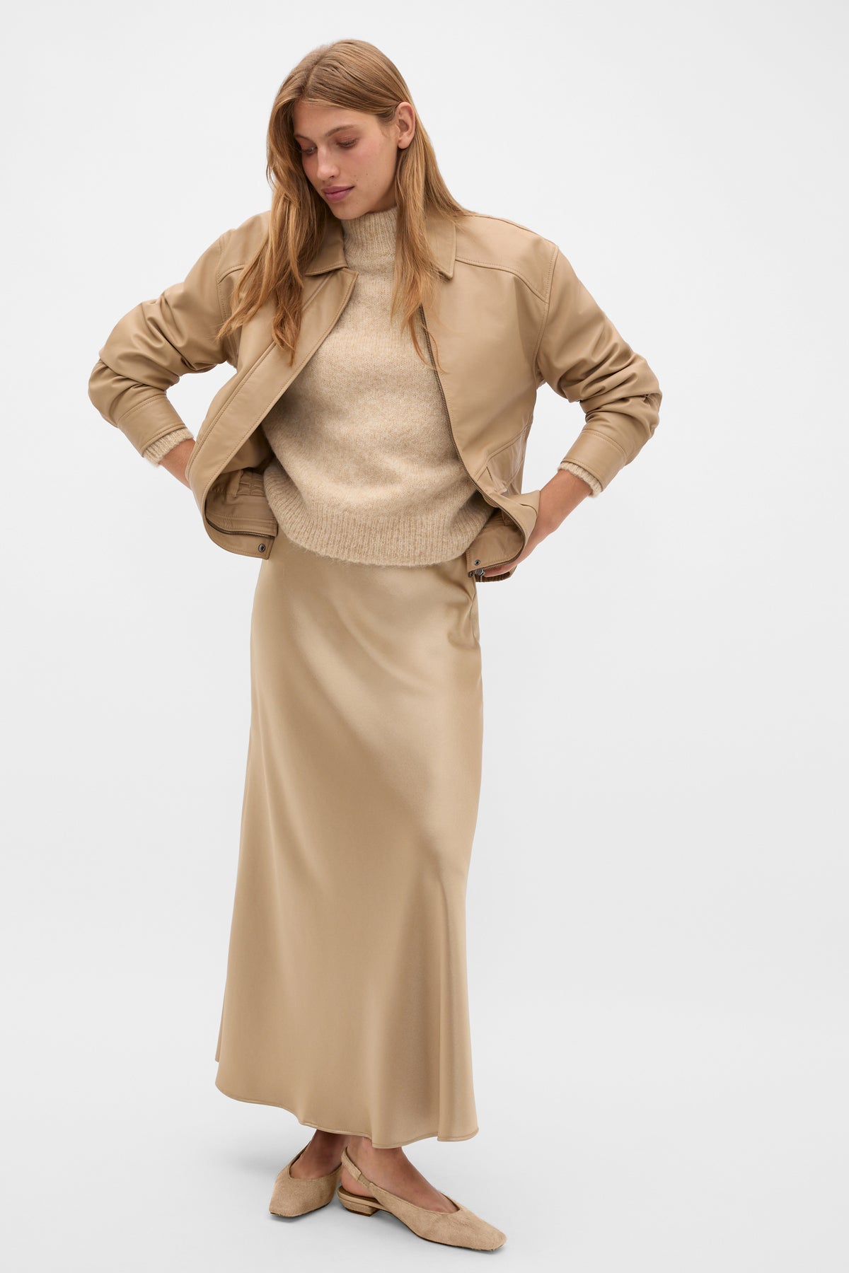 Lofty Mock Neck Knit