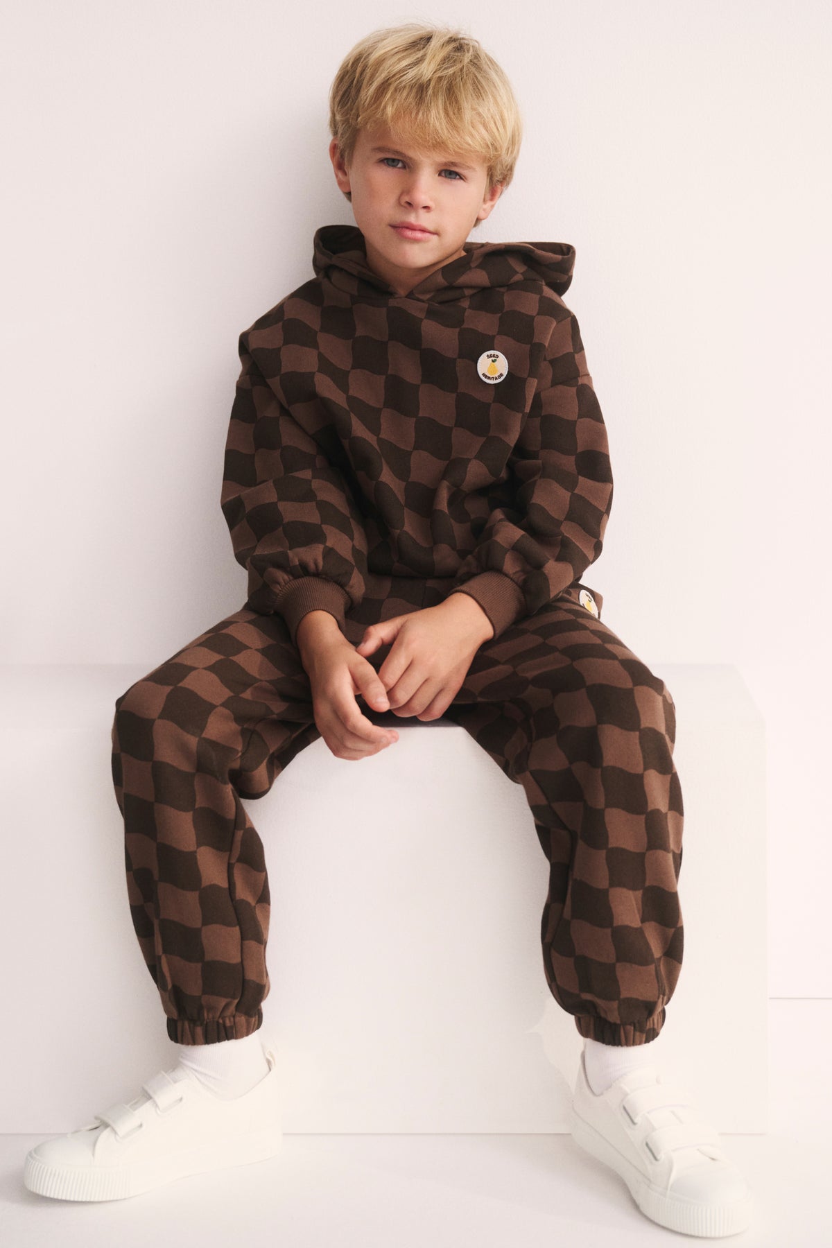 Check Track Pant