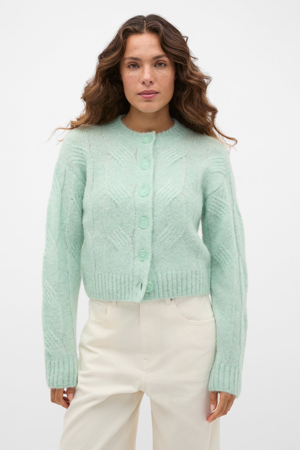 Lofty Oversized Cable Knit Cardigan