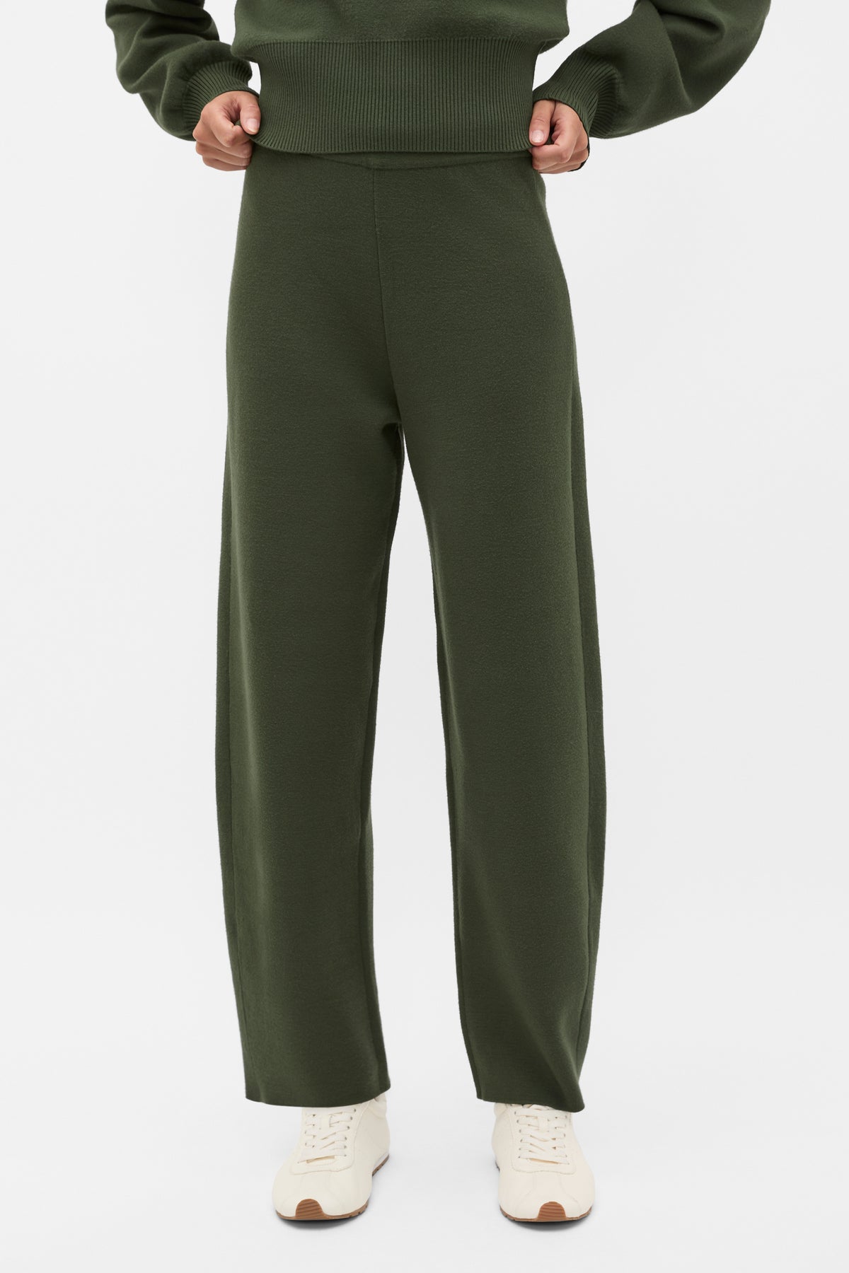 Double Knit Barrel Pant