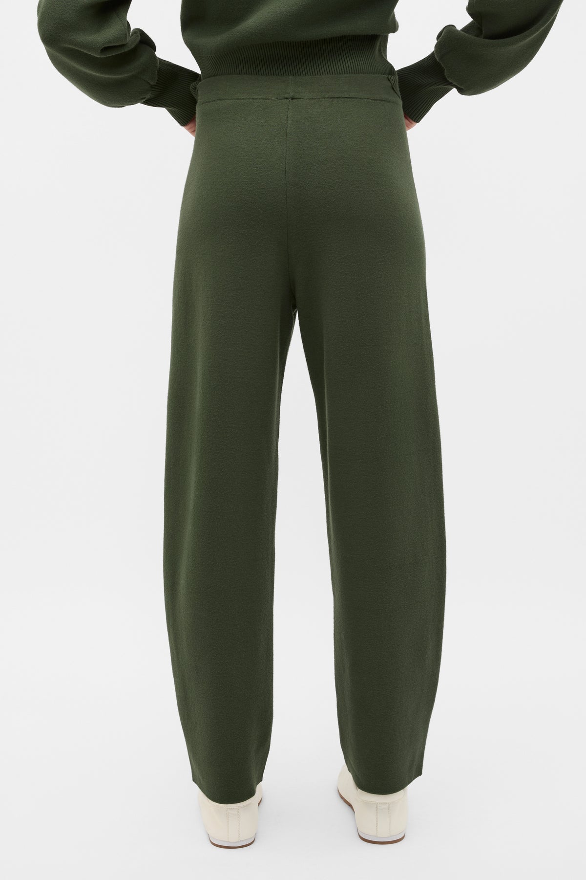 Double Knit Barrel Pant