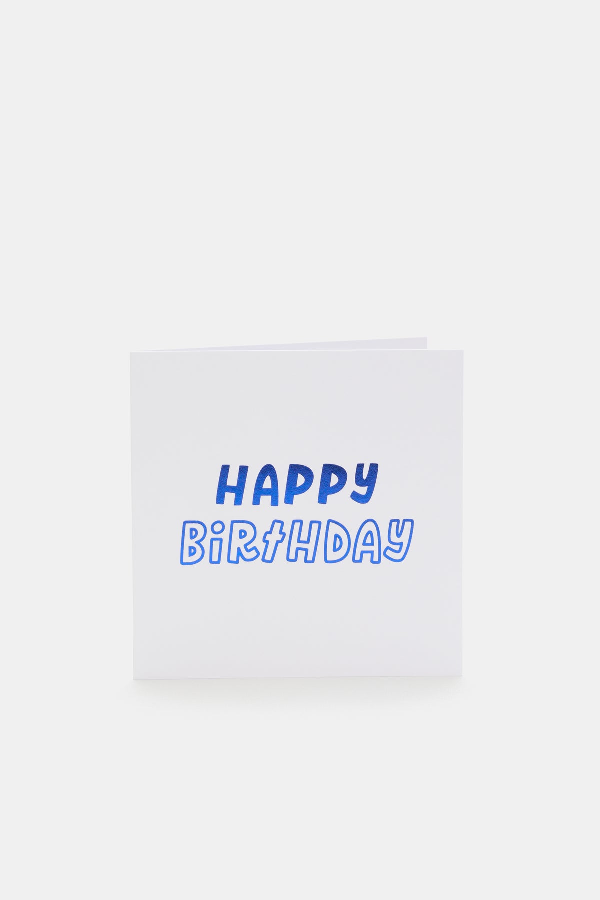 Happy Birthday Foil Card
